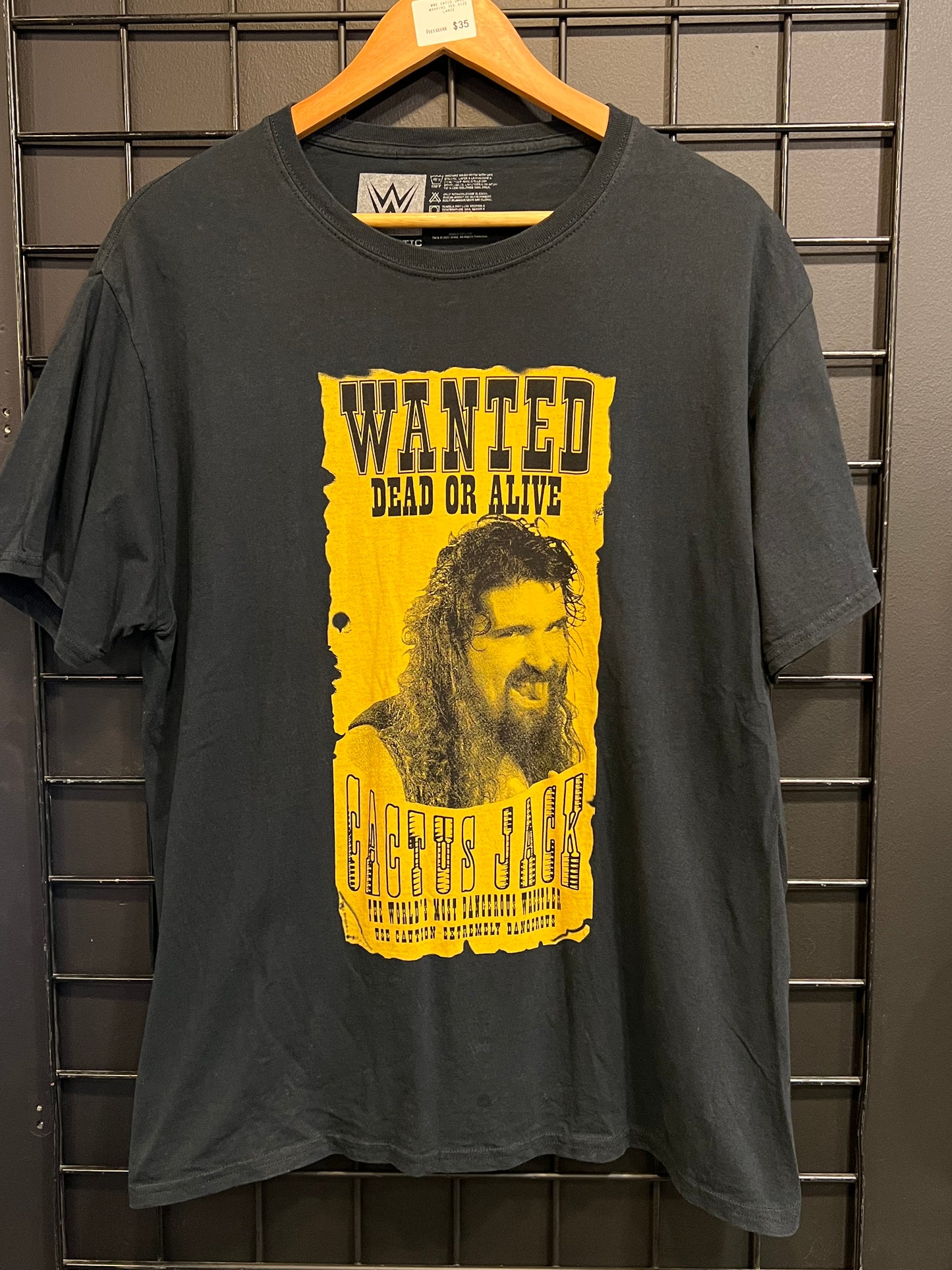 Mens WWE Dead Or Alive Mankind Tee Size L