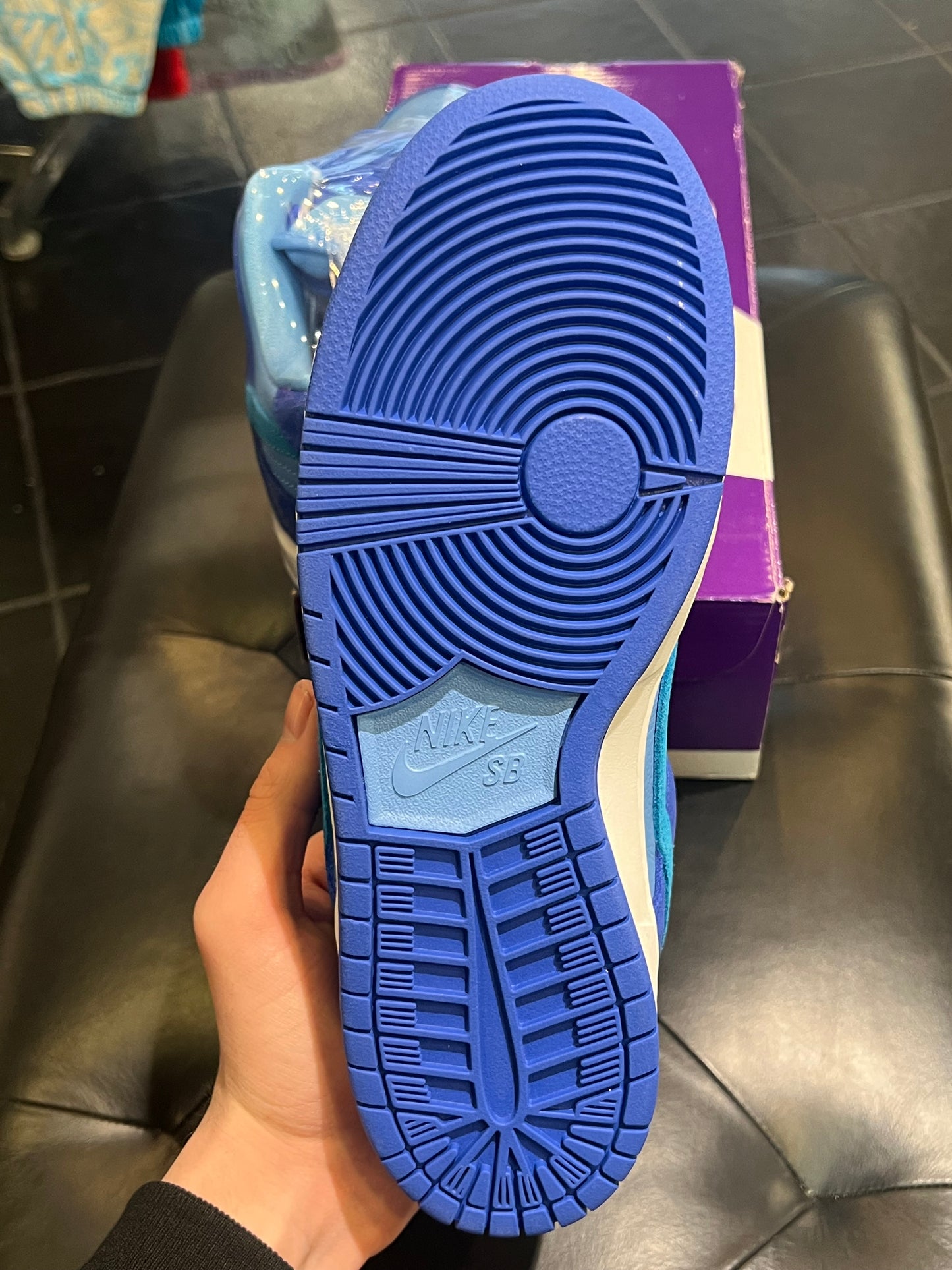 Men’s Nike SB Dunk Low Blue Raspberry Brand New