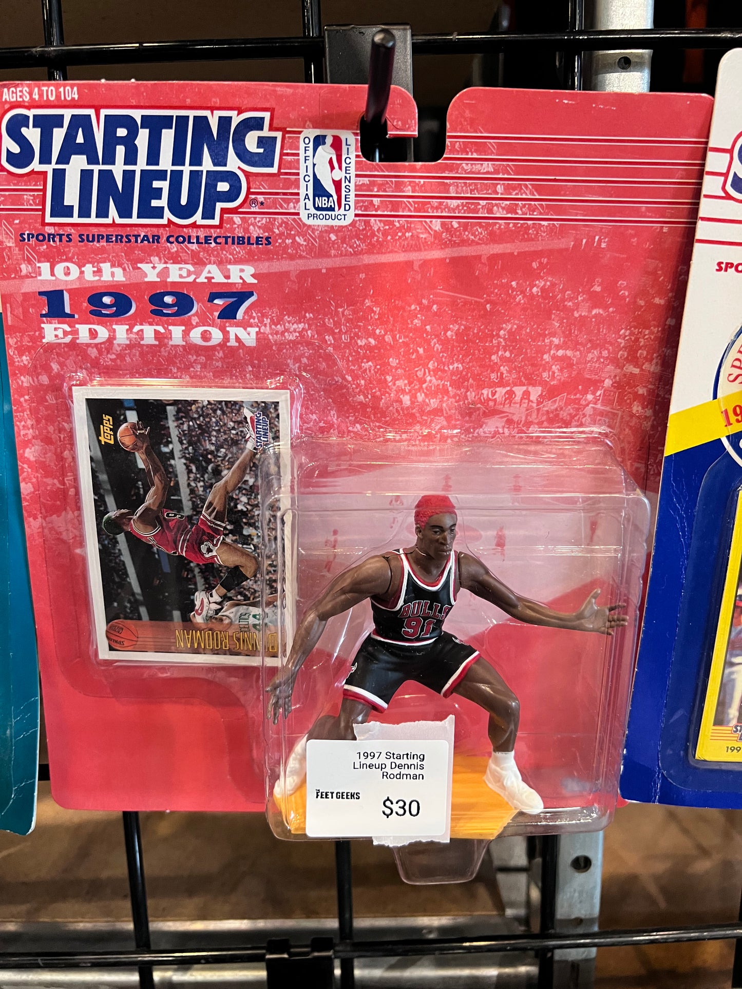 1997 Starting Lineup Dennis Rodman Red