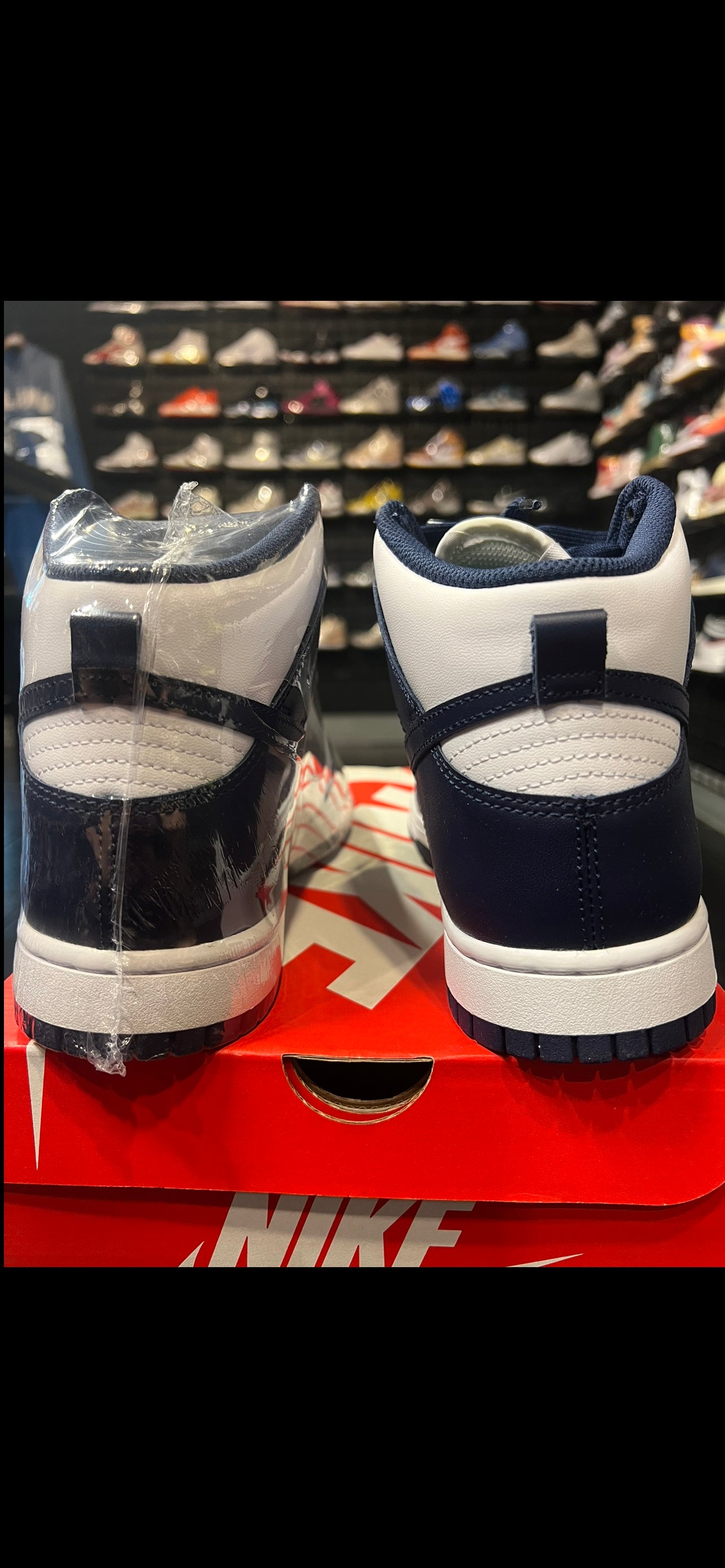 Nike Dunk High Navy Brand New $150