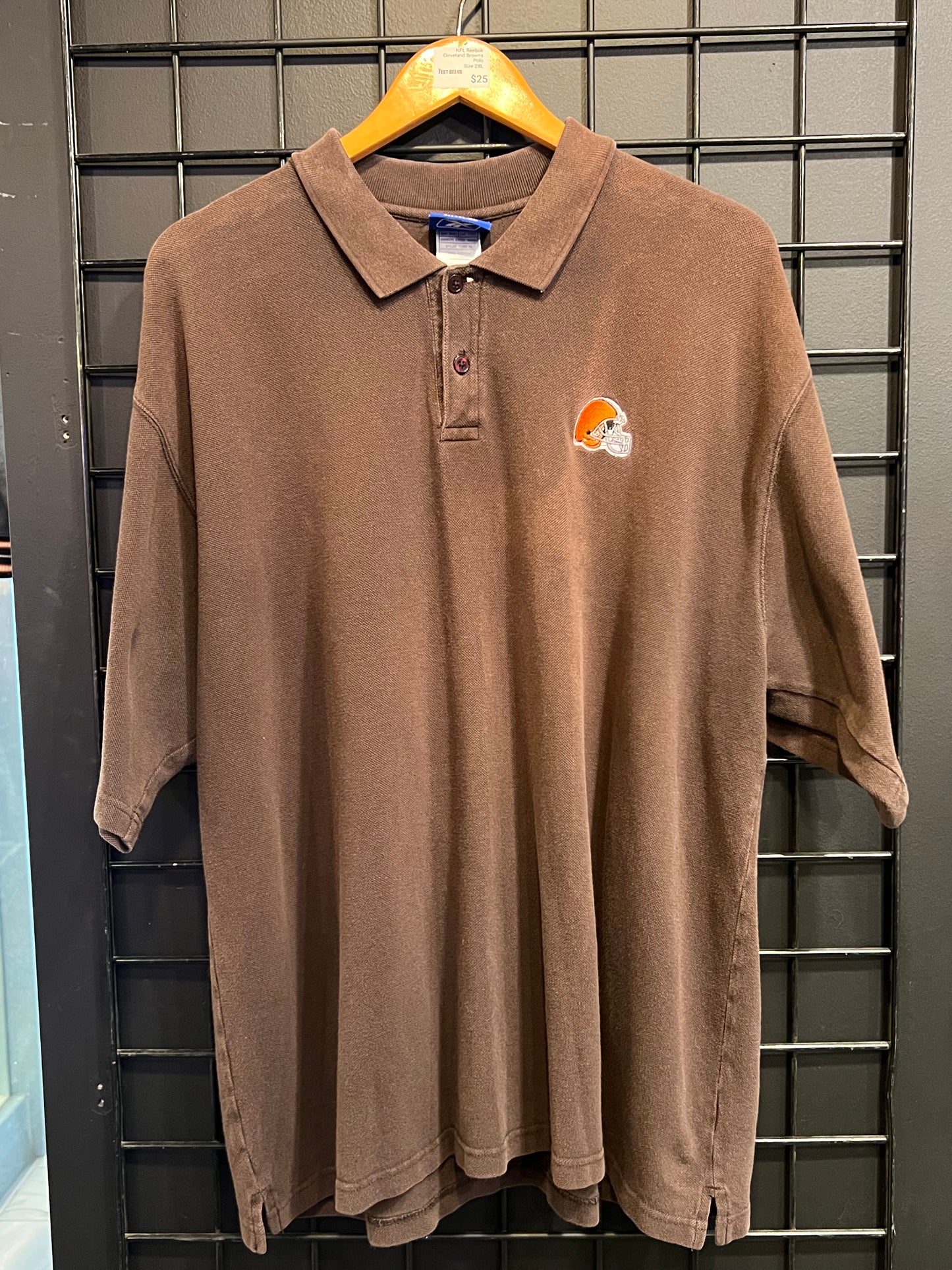 Men’s NFL Reebok Cleveland Browns Polo Size 2XL
