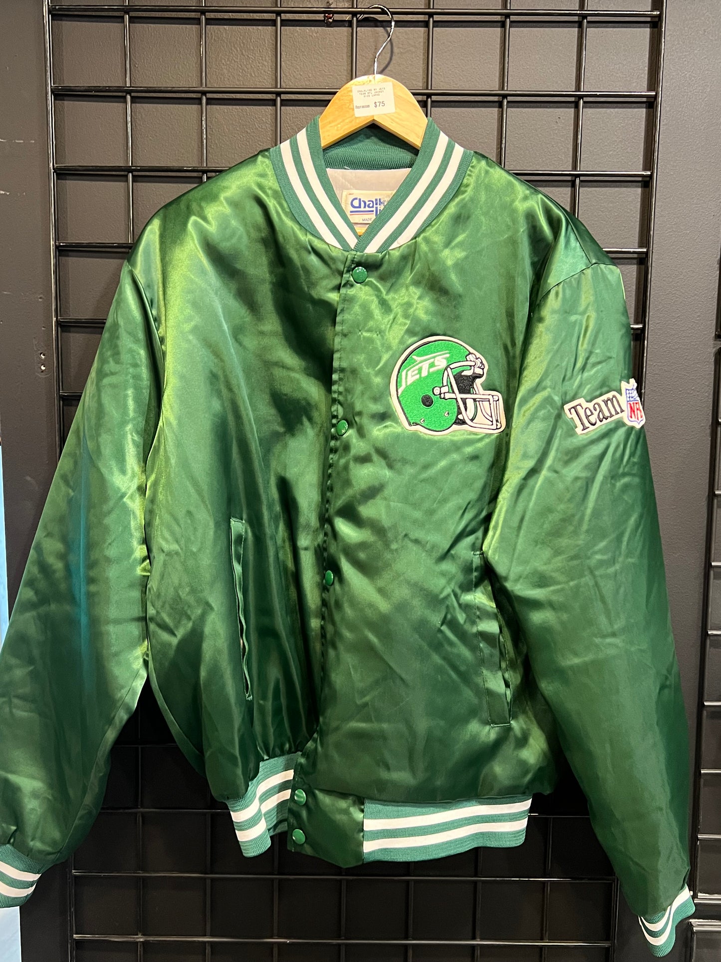 Chalkline NY Jets Team Jacket Size L