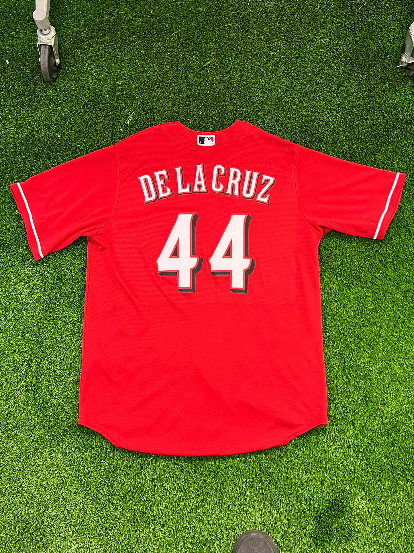 Men’s Nike Cincinnati Reds De La Cruz Jersey Size L