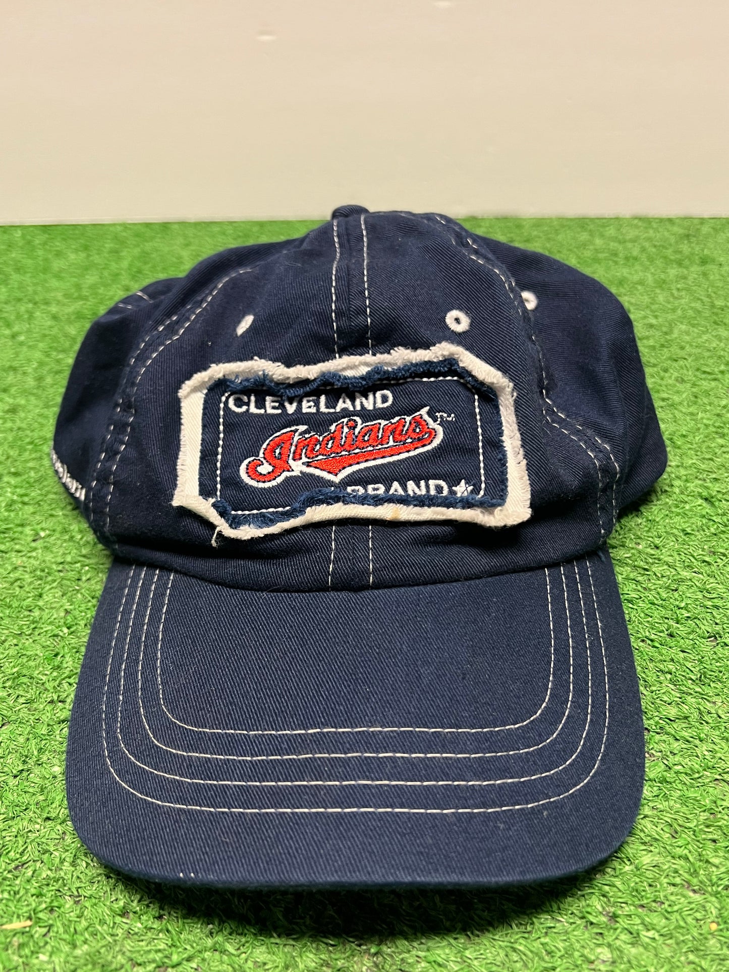 Cleveland Indians Denim Strapback Hat