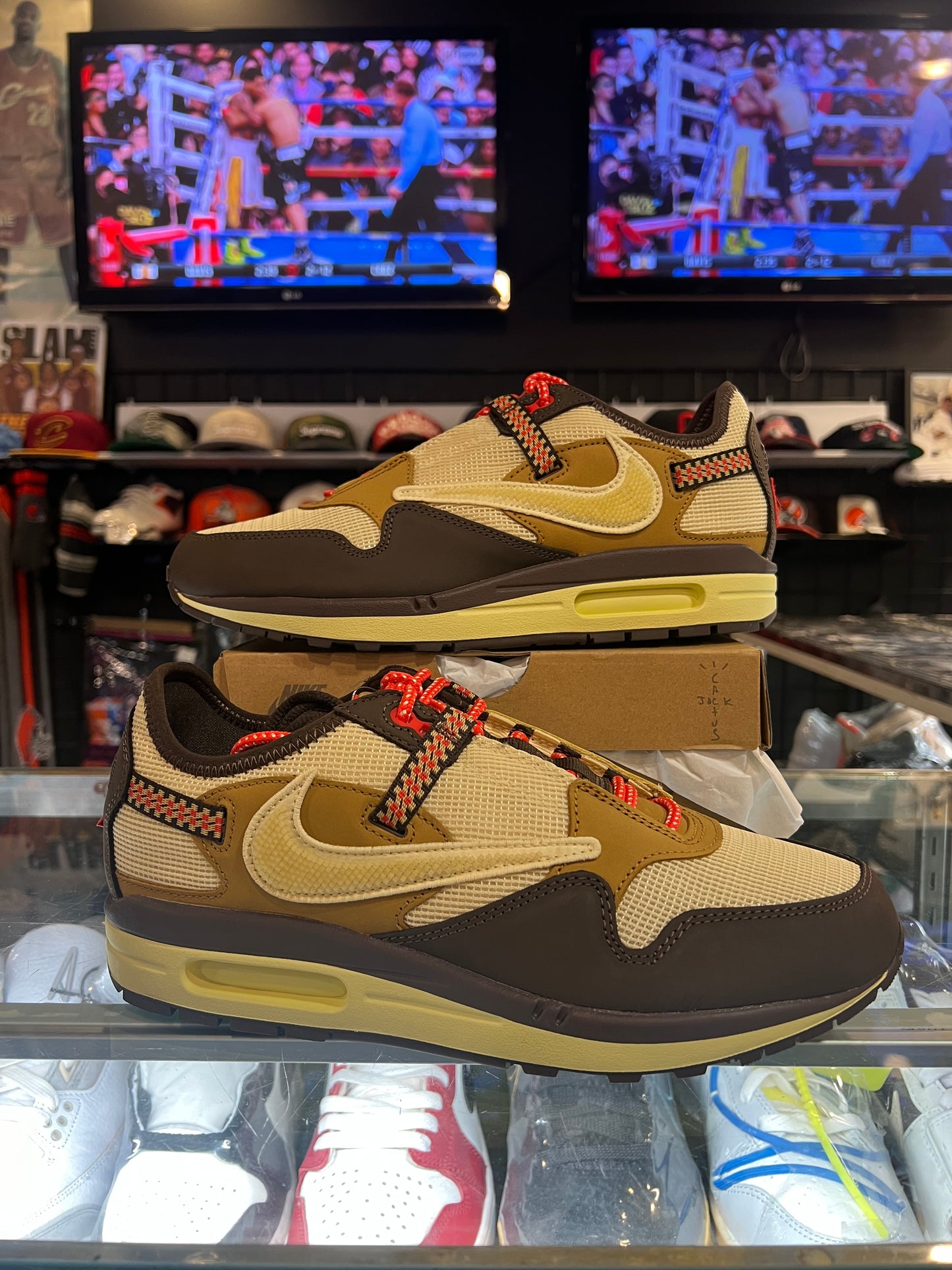 Men’s Nike Air Max 1 Cactus Jack Size 9.5 Shoes Brand New