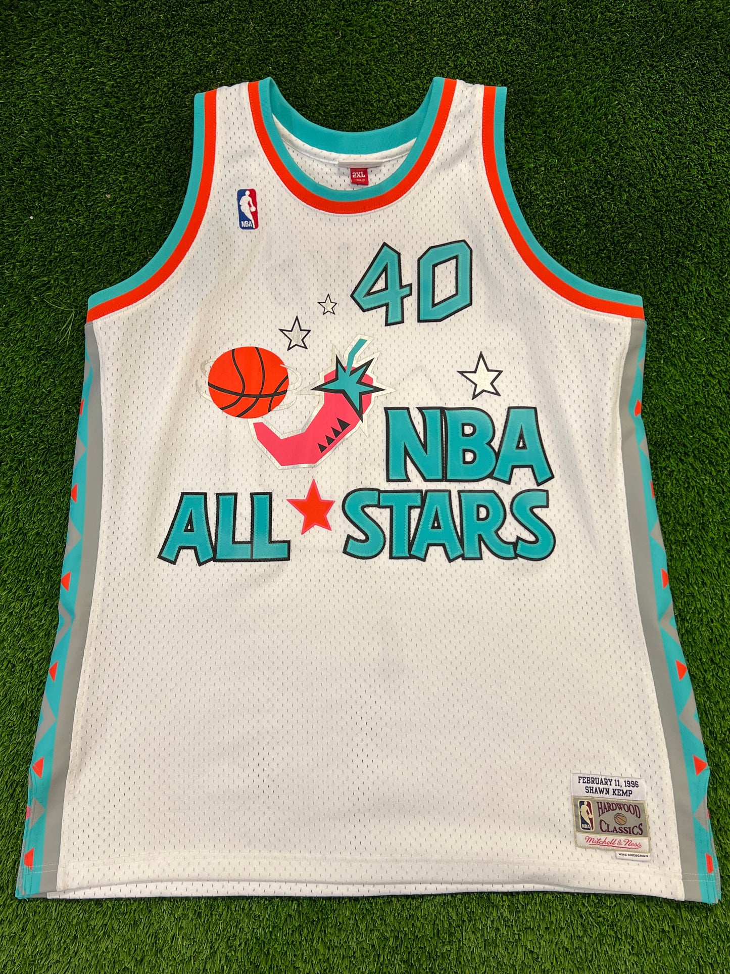 Men’s Shawn Kemp All Star Jersey Size 2X
