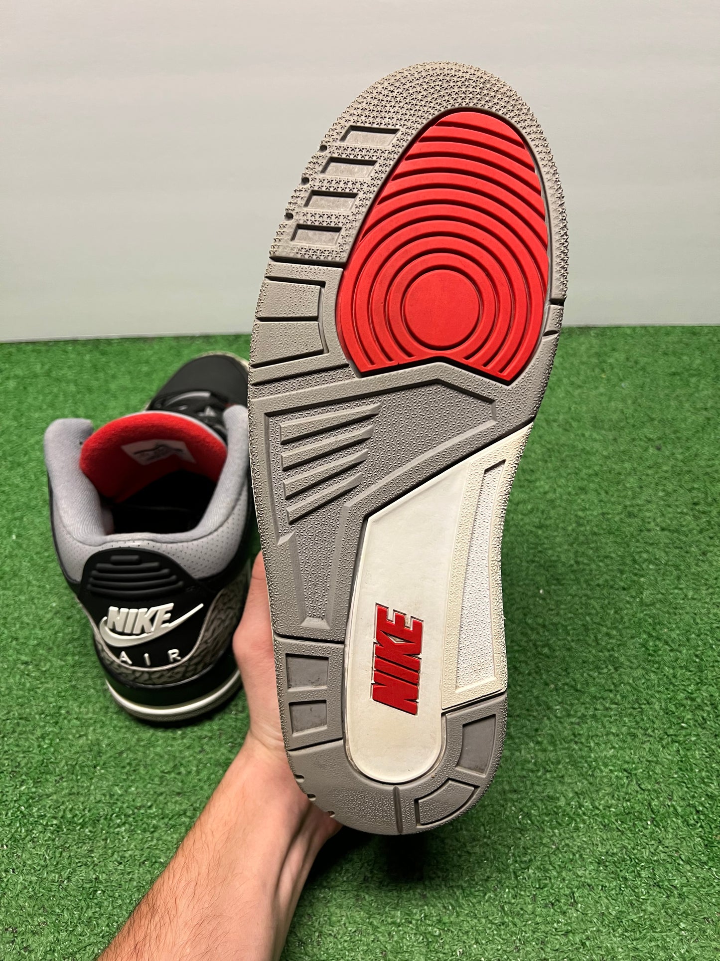Men’s Air Jordan 3 Black Cement 2018 Size 10.5