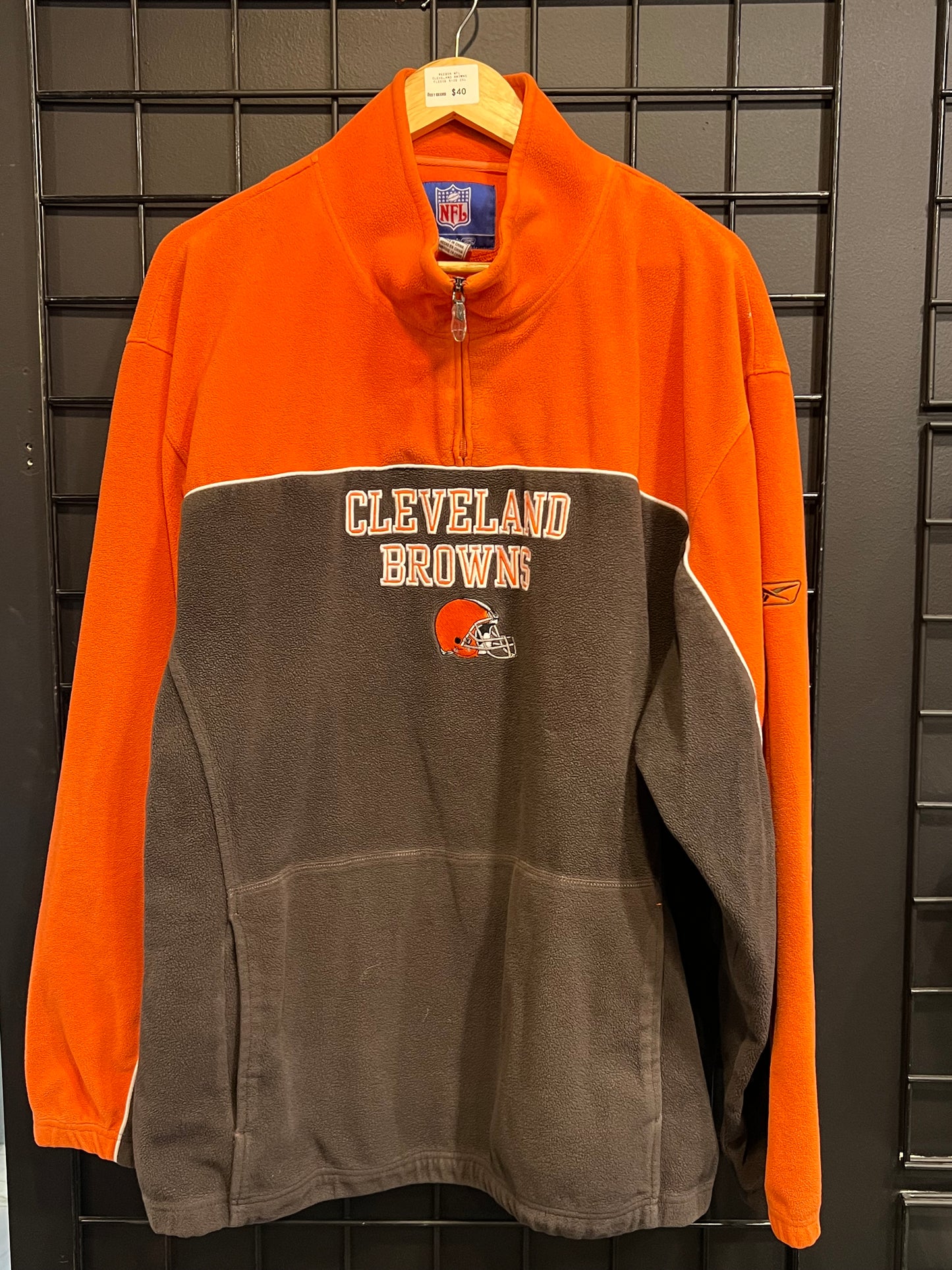 Men’s Reebok NFL Cleveland Browns Fleece Size 2XL