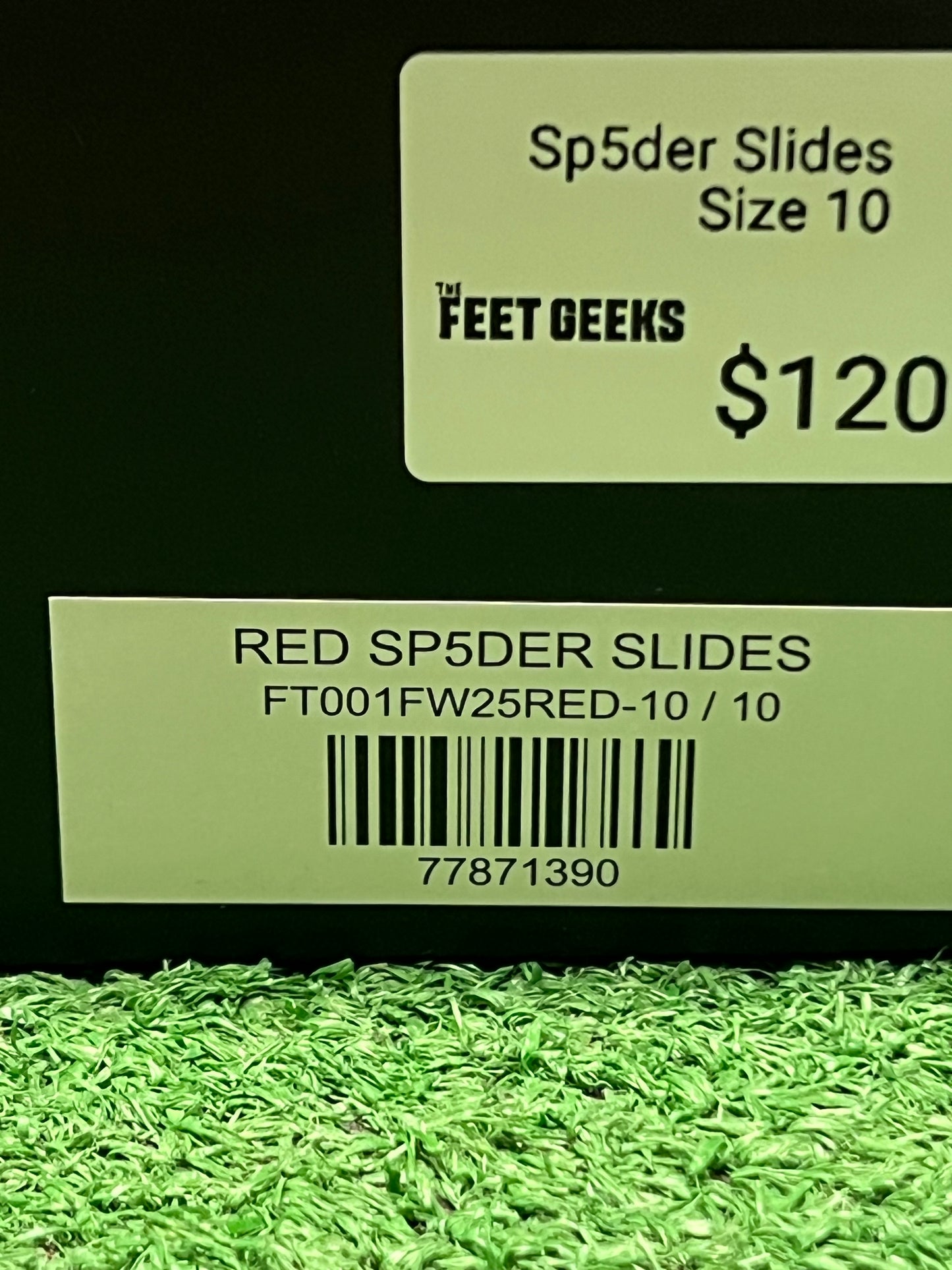 Men’s Sp5der Slides Size 10 and 12