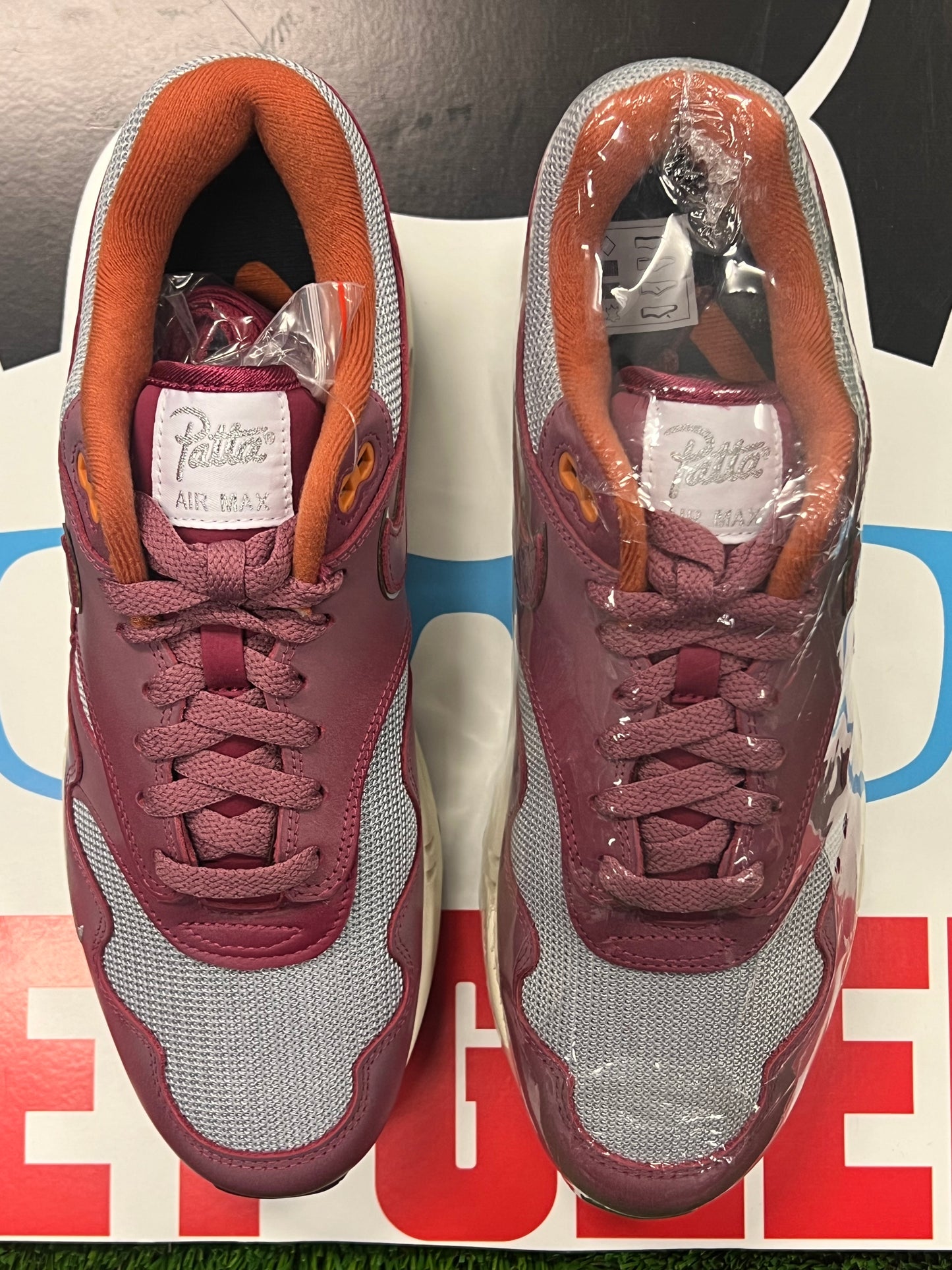 Nike Air Max 1 Patta Maroon Brand New