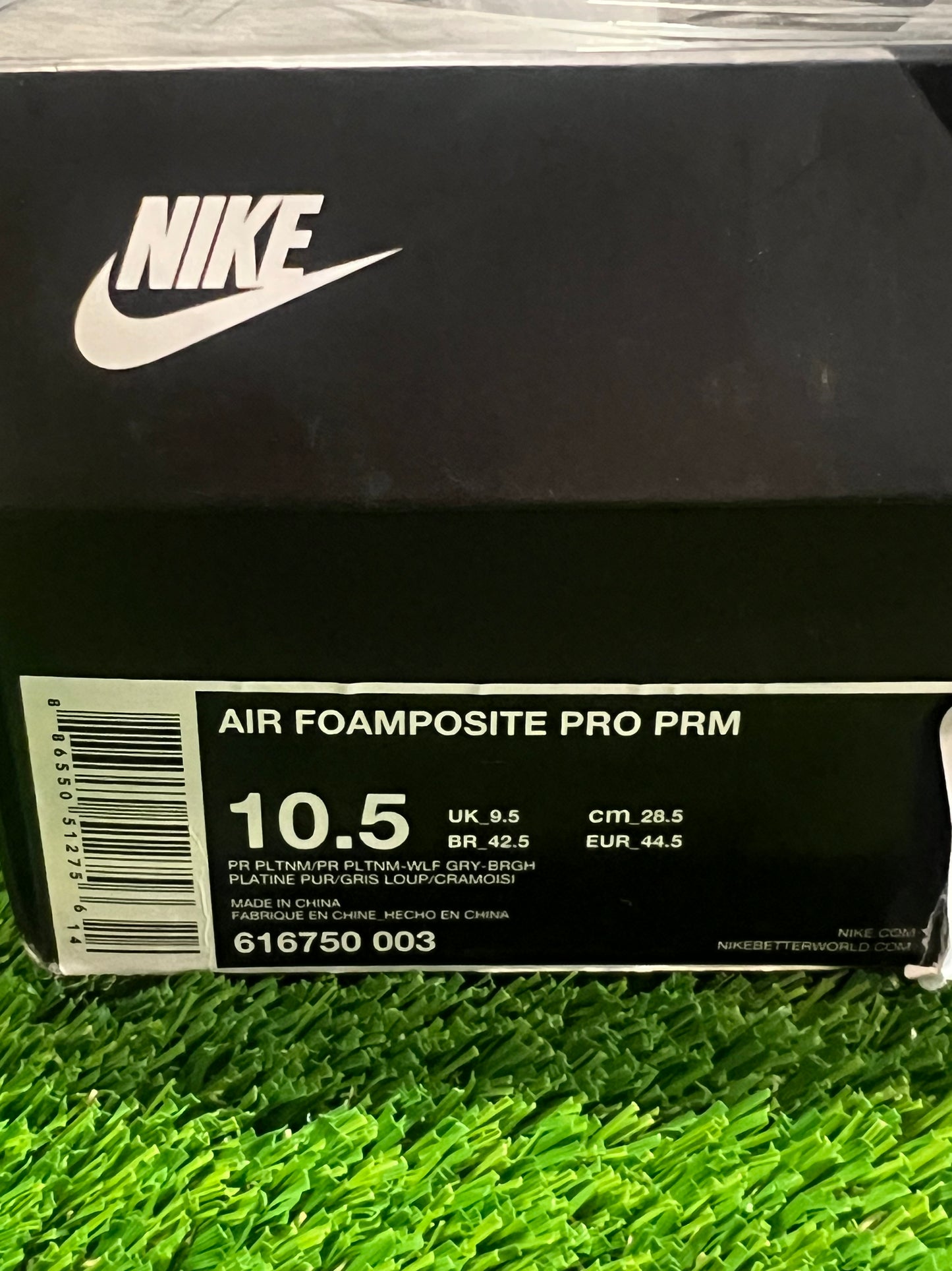Men’s Nike Platinum Foams Pre-Owned Shoes