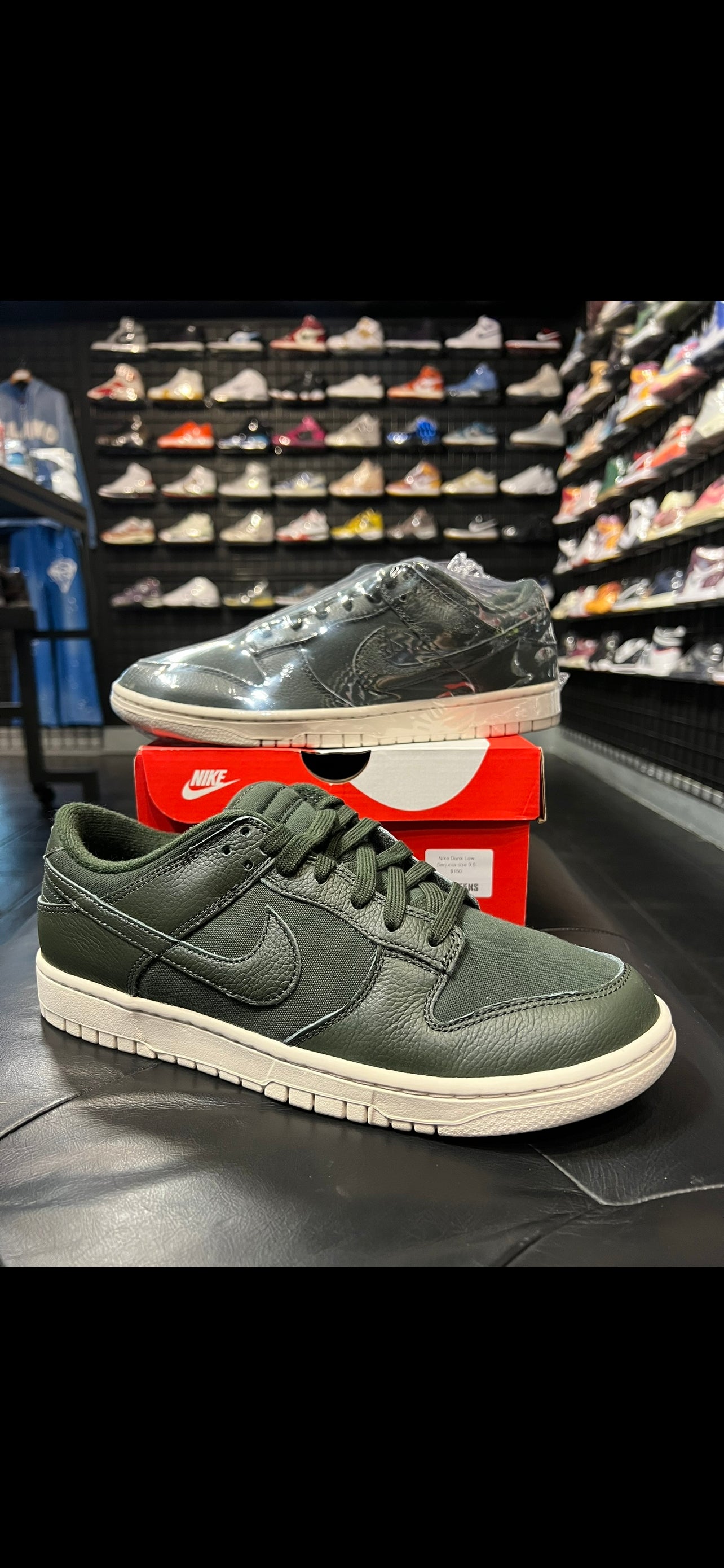 Men’s Nike Dunk Low Sequoia Brand New