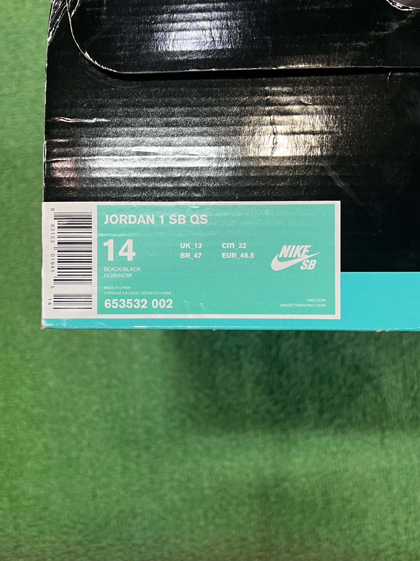 Men’s Air Jordan 1 SB Lance Mountain size 14 Shoes Brand New