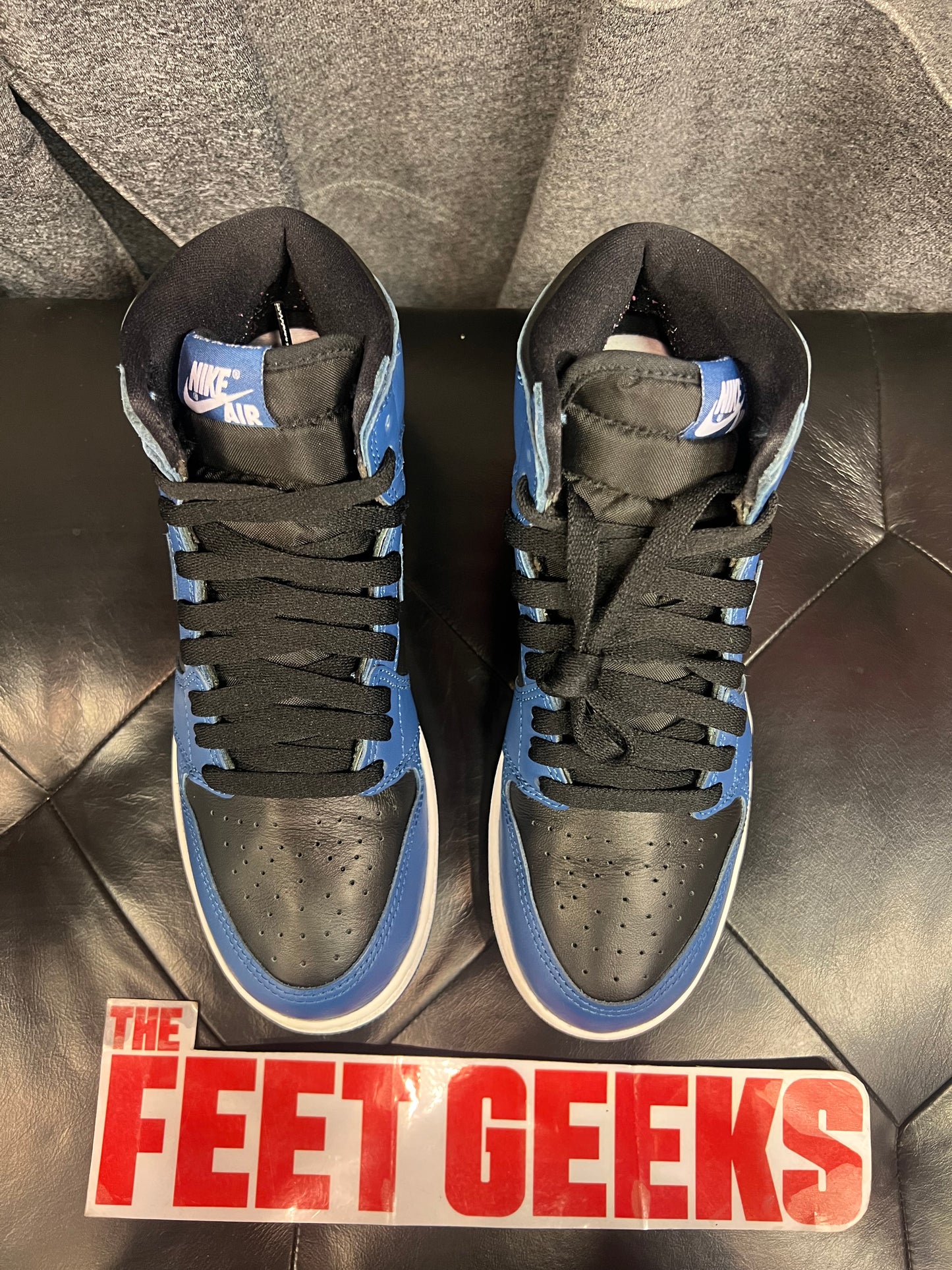 Gradeschool Air Jordan 1 Marine Blue Size 6y Pre-Owned
