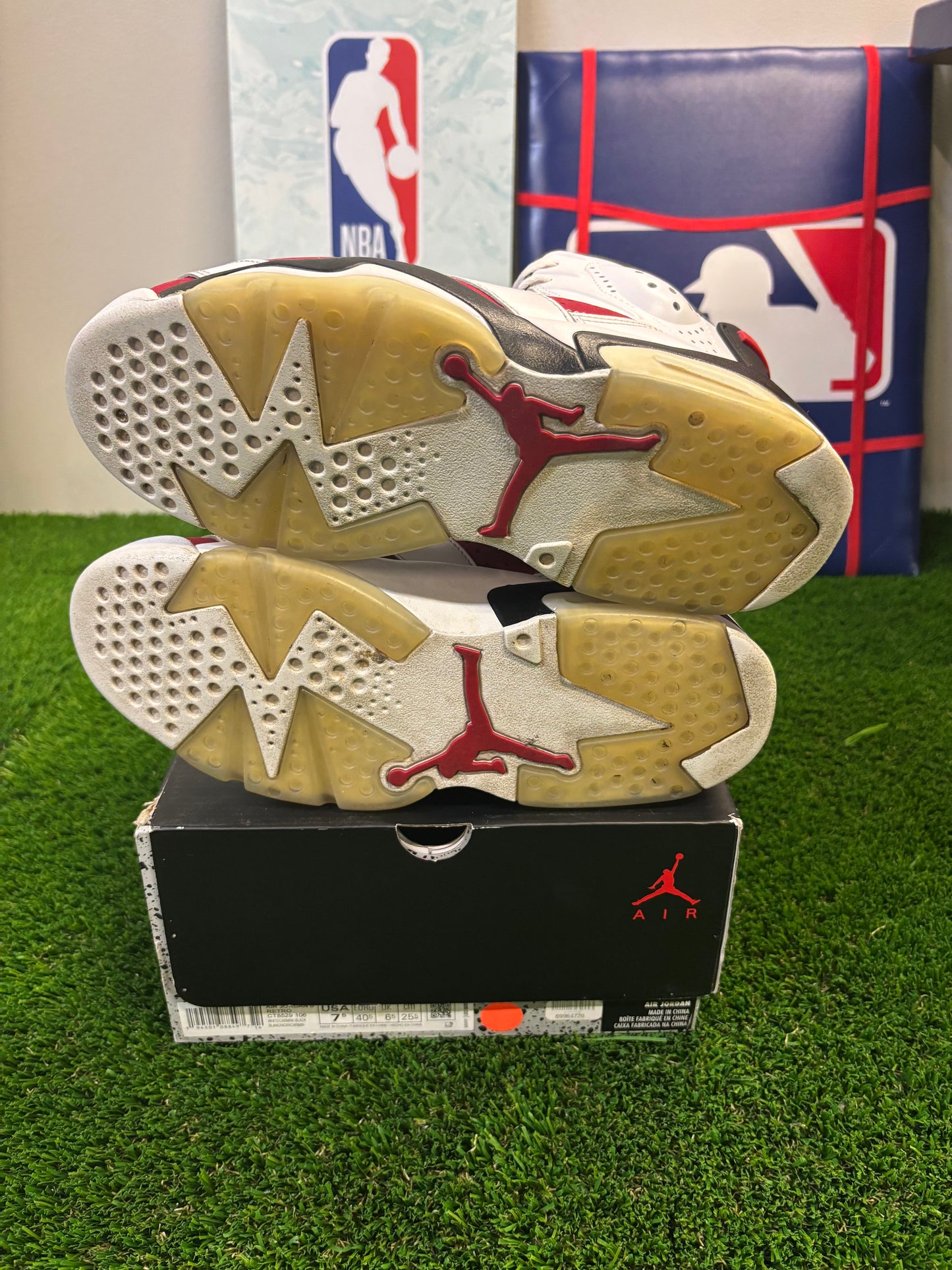 Air Jordan 6 Carmine Size 7.5 Mens Shoes $150