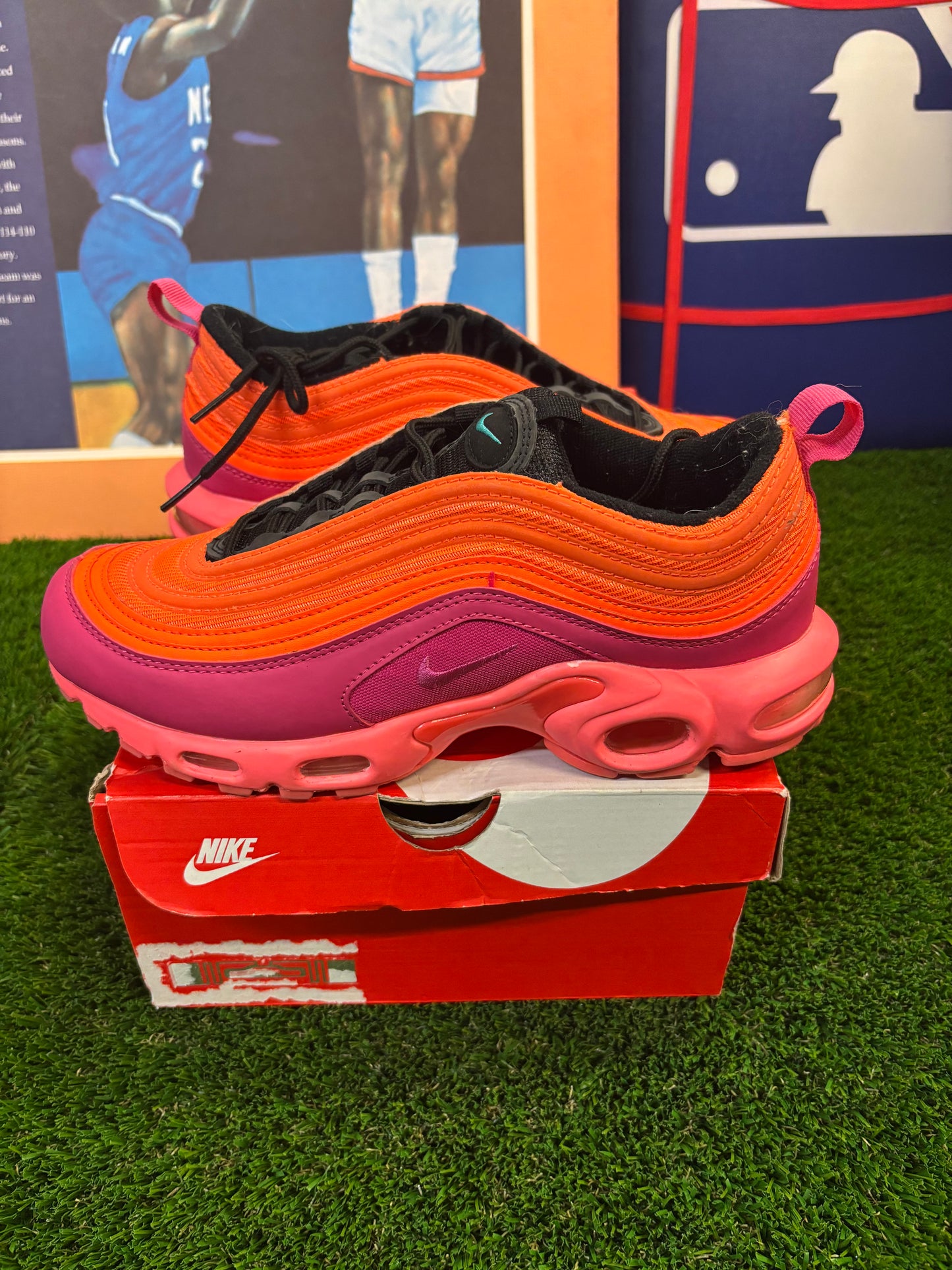 Nike Air Max Plus 97 Racer Pink Size 8 Mens Shoes $130