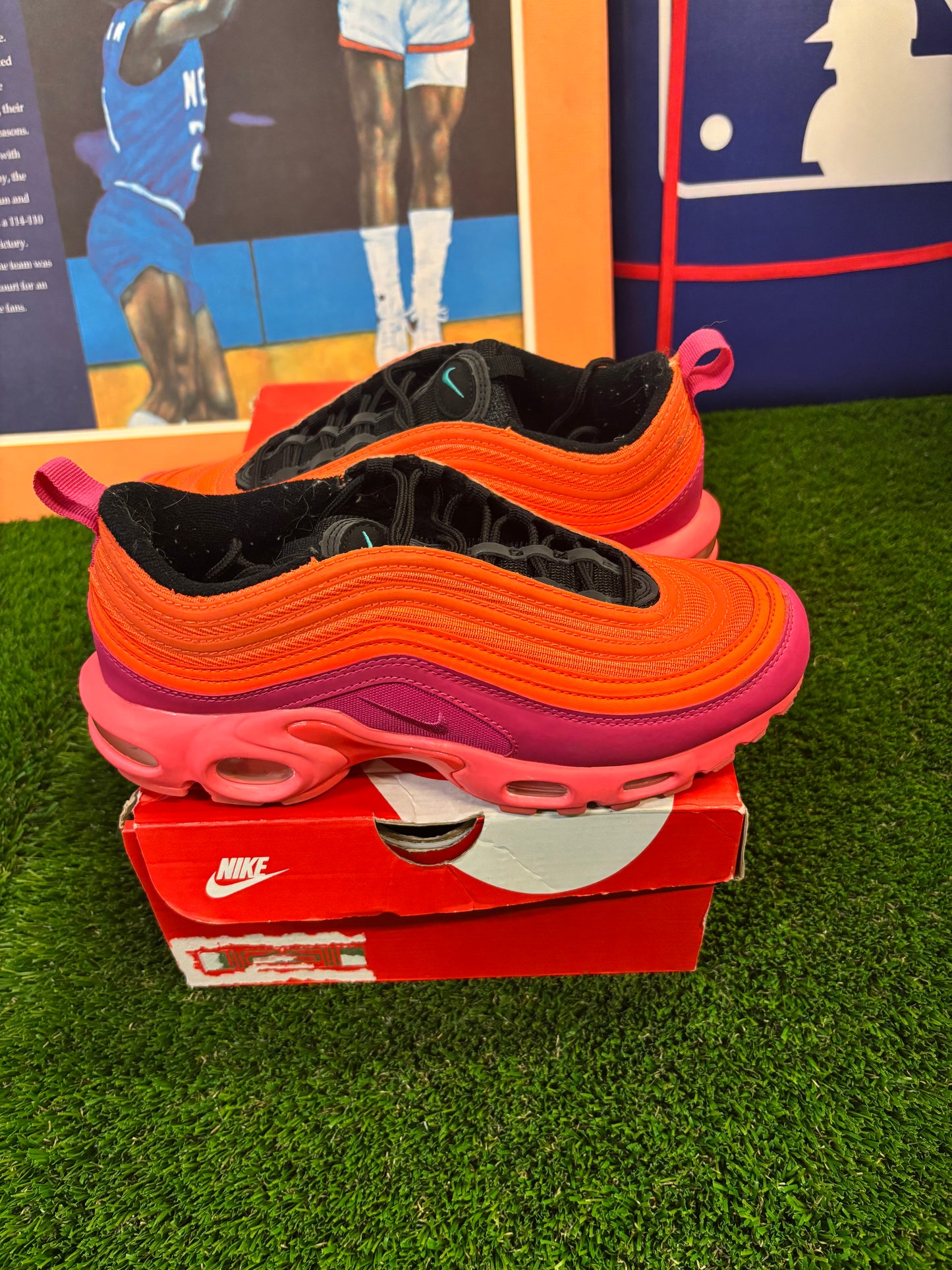 Nike Air Max Plus 97 Racer Pink Size 8 Mens Shoes $130