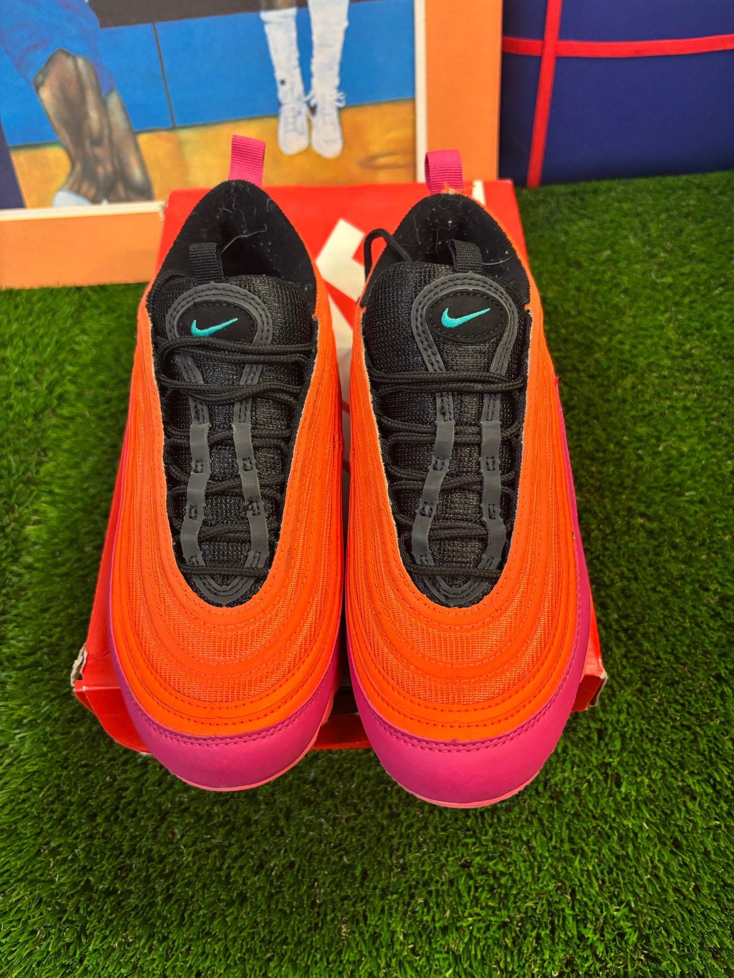 Nike Air Max Plus 97 Racer Pink Size 8 Mens Shoes $130