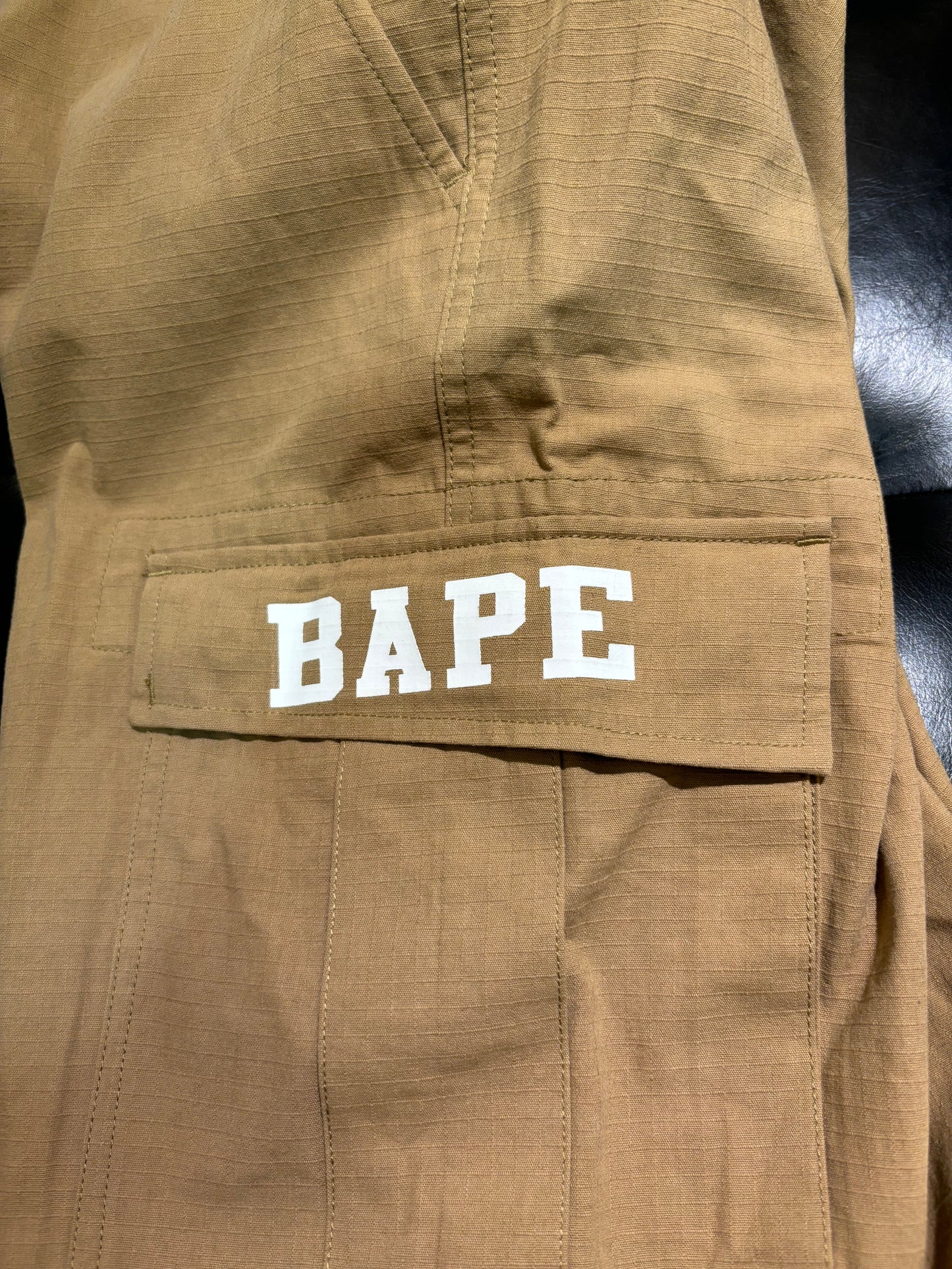 Bape Khaki Shorts Sz XL