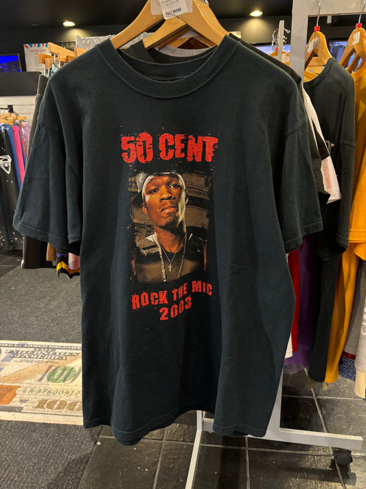 Vintage 50 Cent Shirt Large 2003