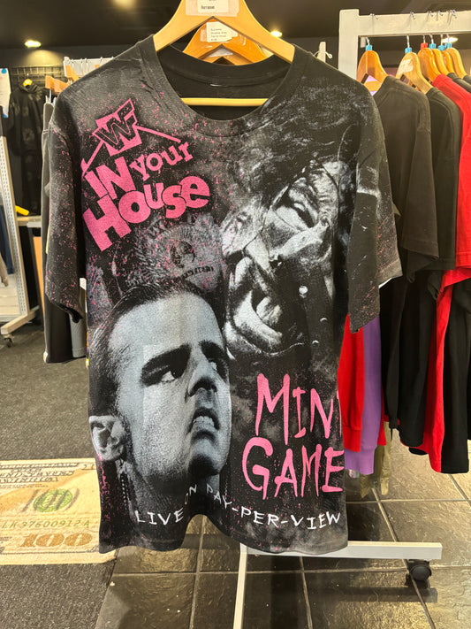 Shawn Michaels Mankind AOP Shirt Large $150