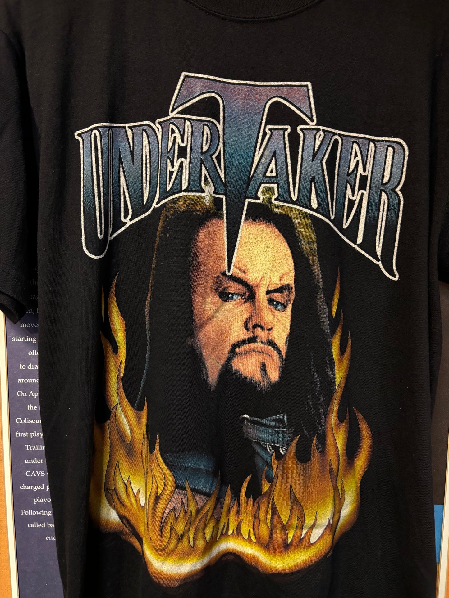 Vintage Undertaker Flame Tee ( 21 By 29 ) Large $150
