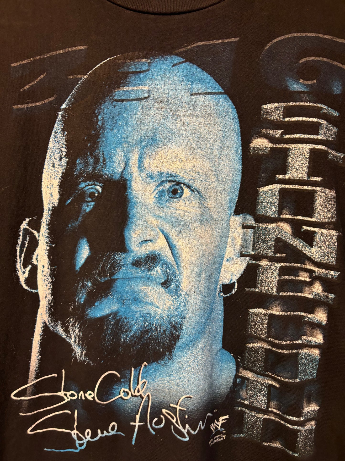 Vintage Stone Cold Blue Large ( 23.5 By 28 ) $120