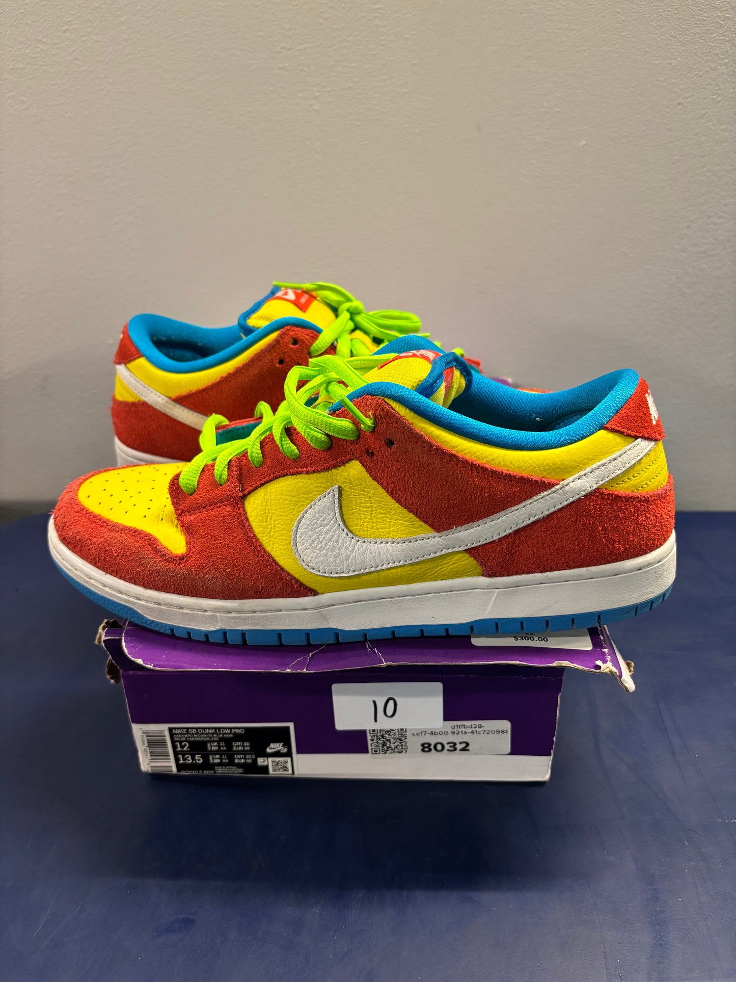 Nike Bart Simpson SB Dunk Size 12 Mens Shoes $180