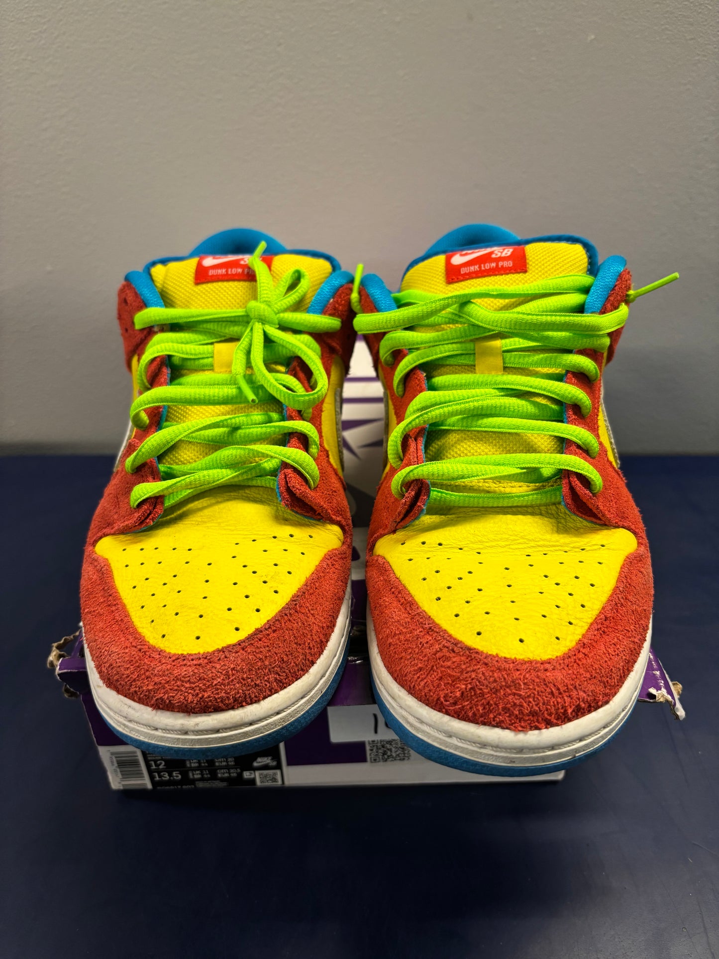 Nike Bart Simpson SB Dunk Size 12 Mens Shoes $180