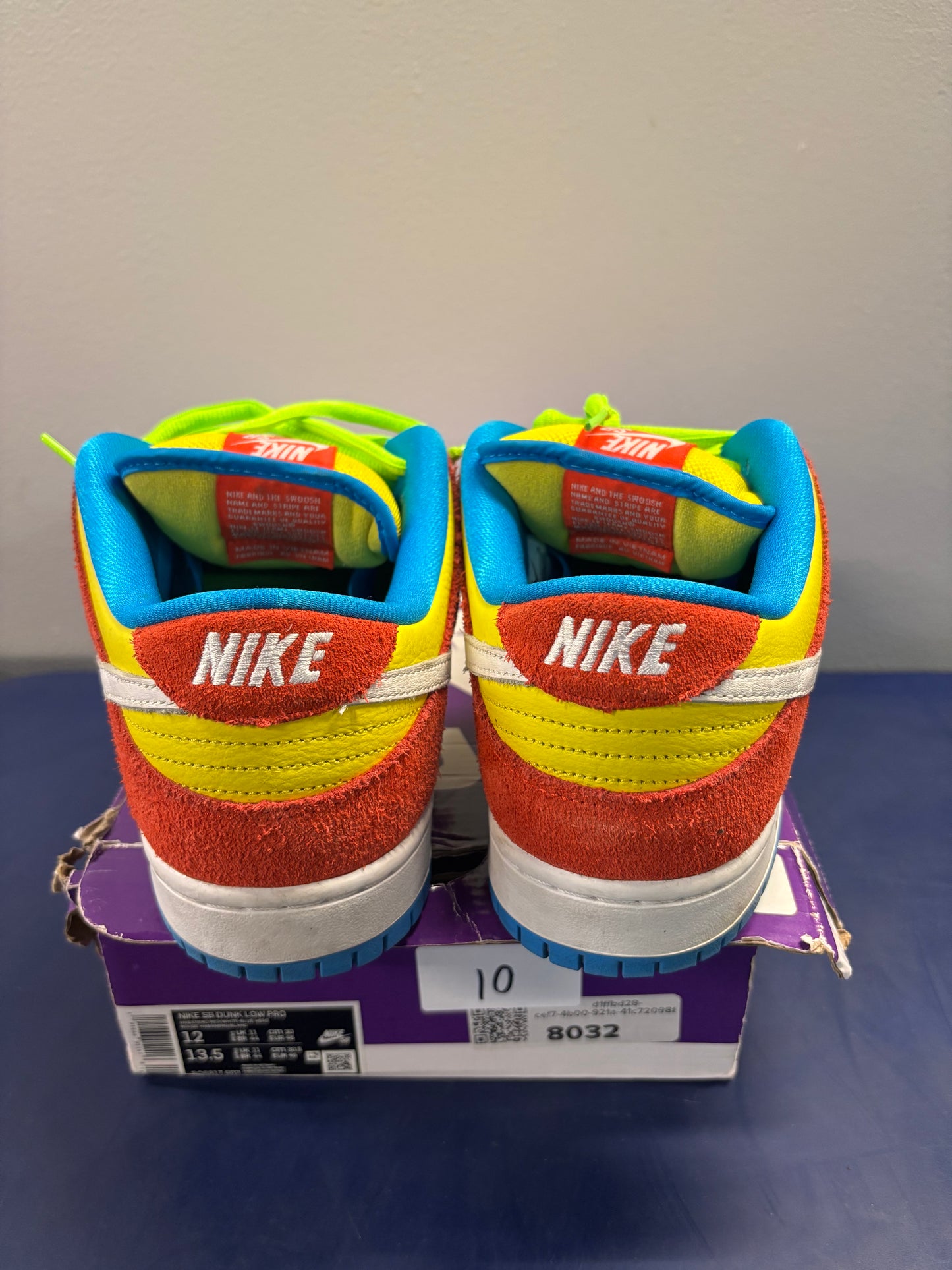 Nike Bart Simpson SB Dunk Size 12 Mens Shoes $180
