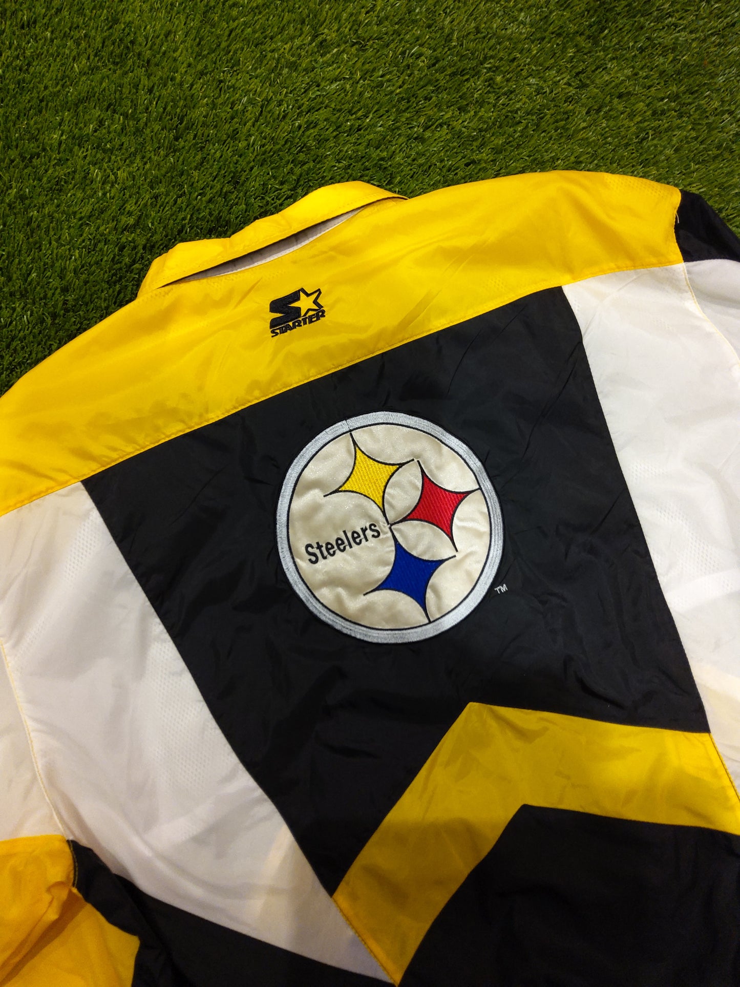 Vintage Starter Pittsburgh Steelers Windbreaker Size Large