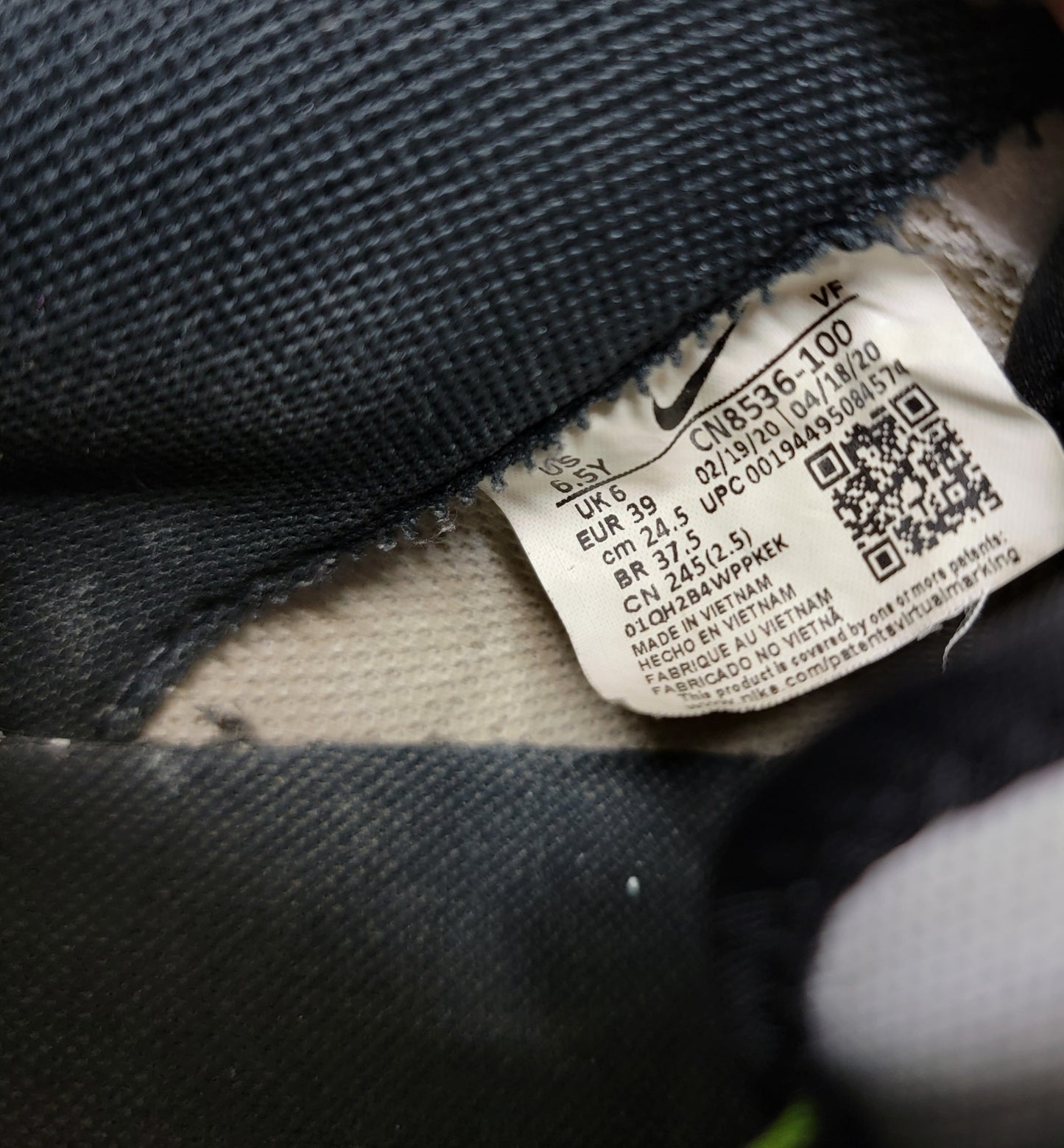 Nike Air Force 1 Low Worldwide size 6.5y Gradeschool Shoes