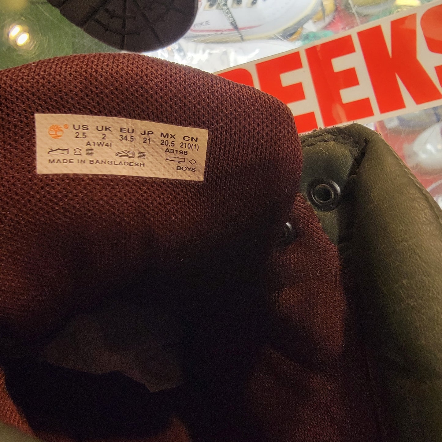 Kids Timberland Boots size 2.5y