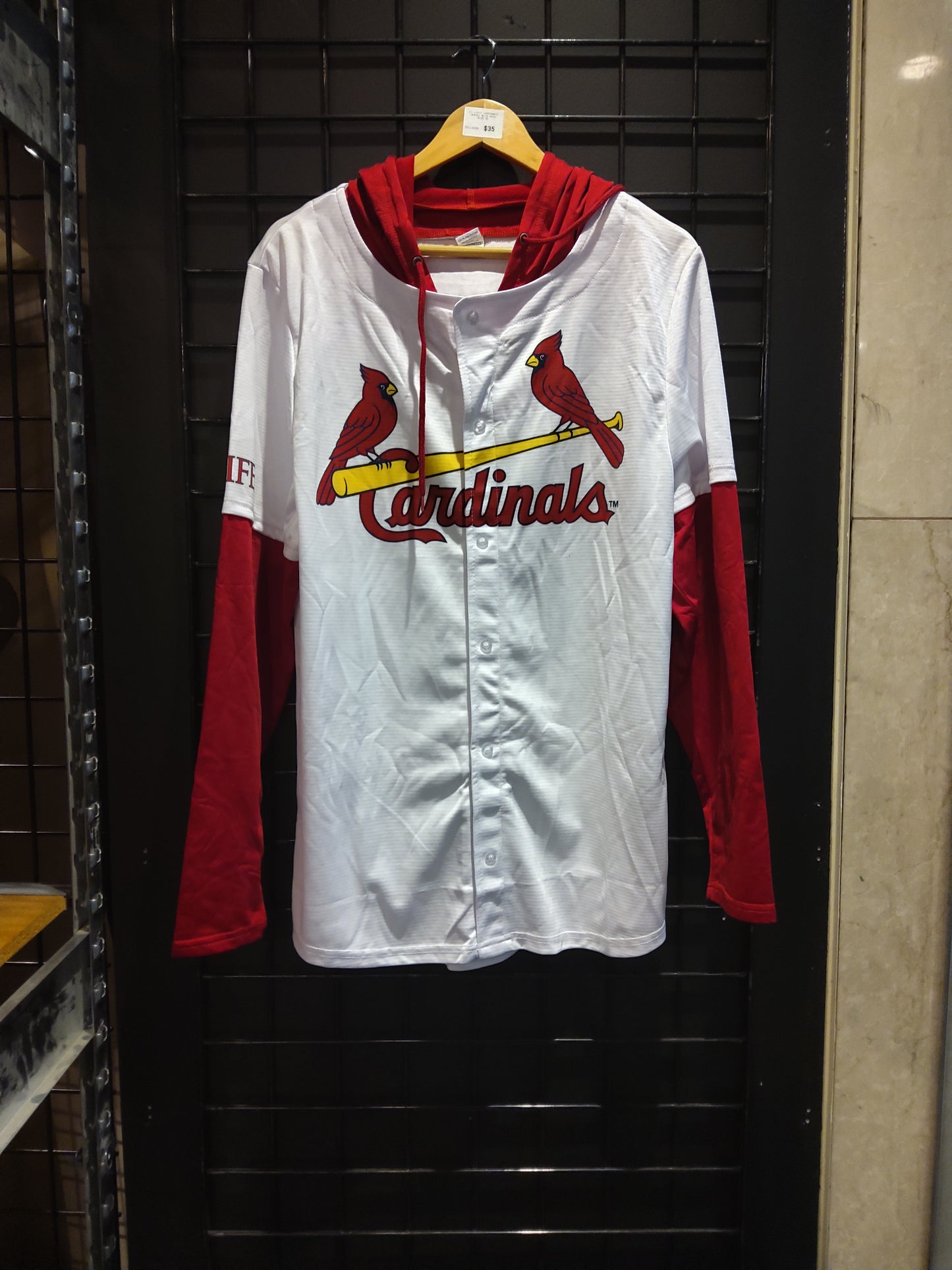 St. Louis Cardinals Jersey Hoodie Size XL