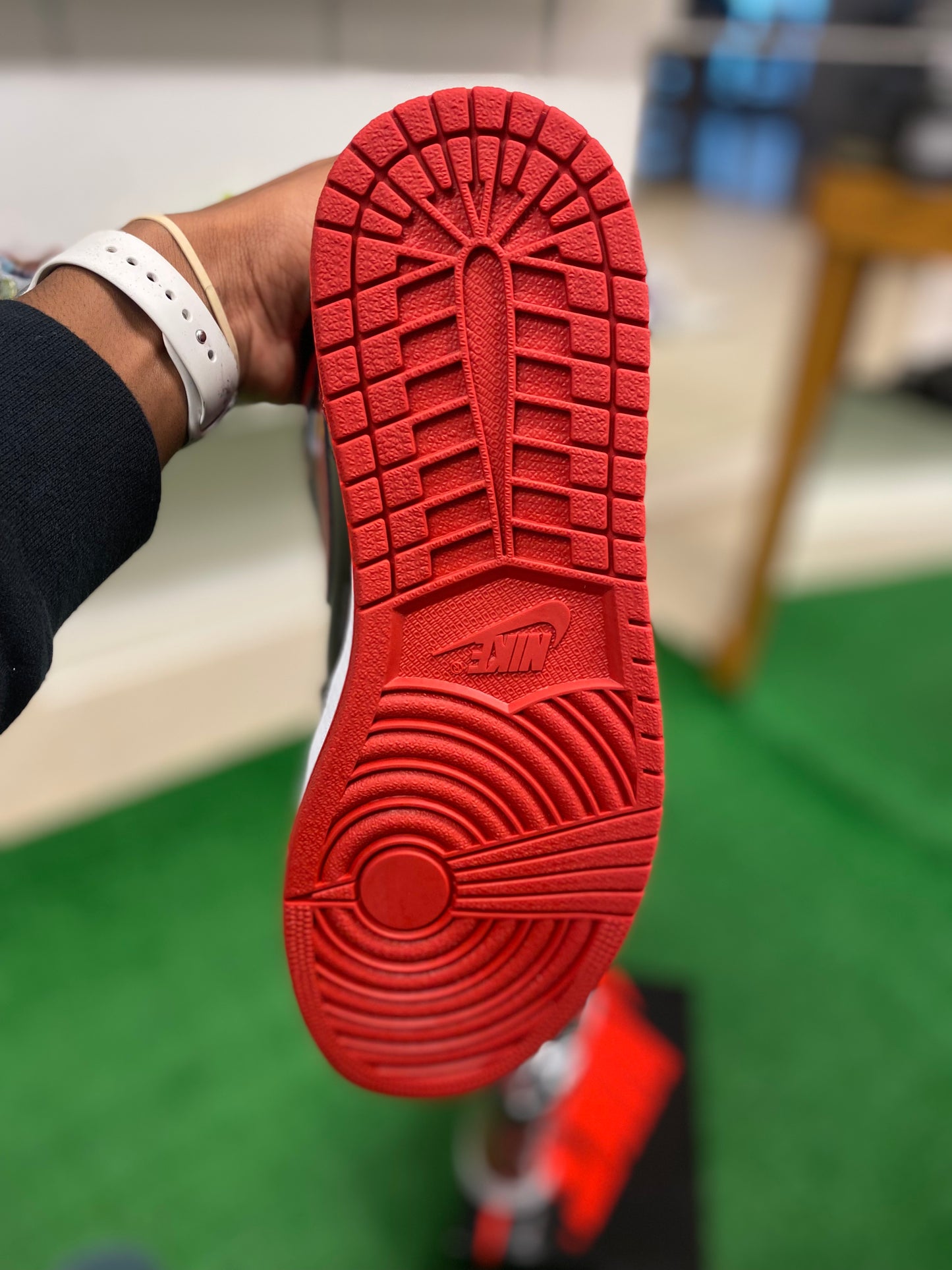 Men’s Air jordan 1 High patent bred men shoes
