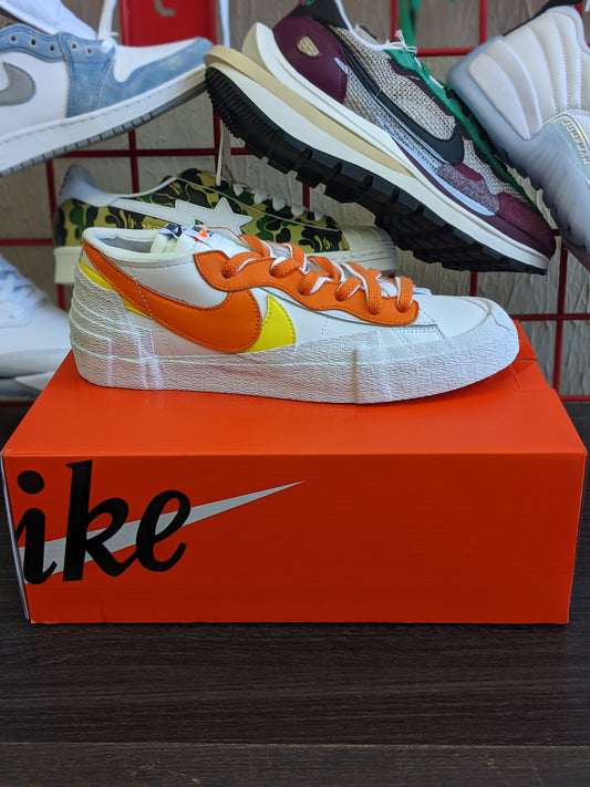 Men’s Sacai x Nike Blazer Low Orange Men Shoes New with box