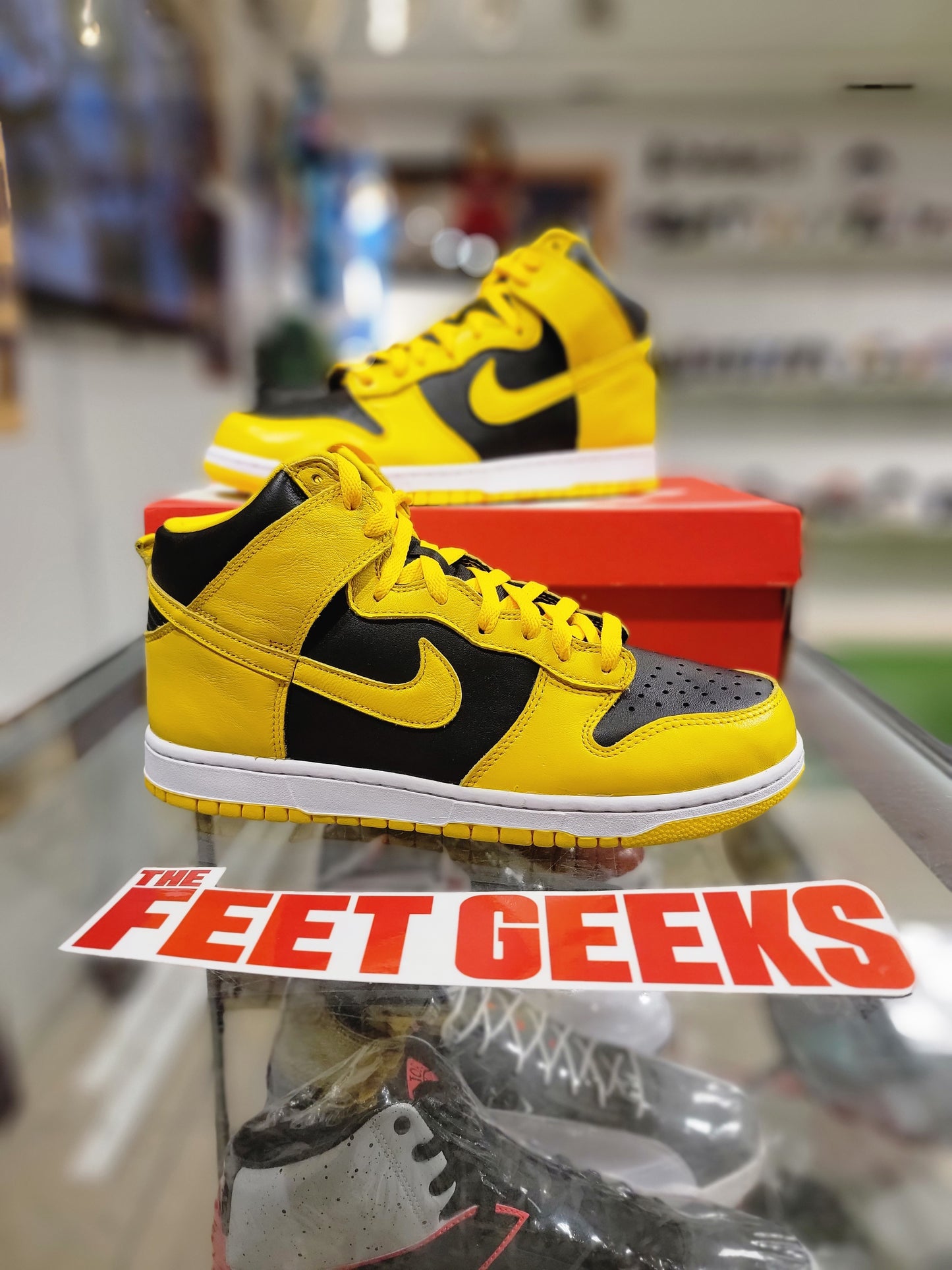 Nike dunk high varsity maize men shoes new