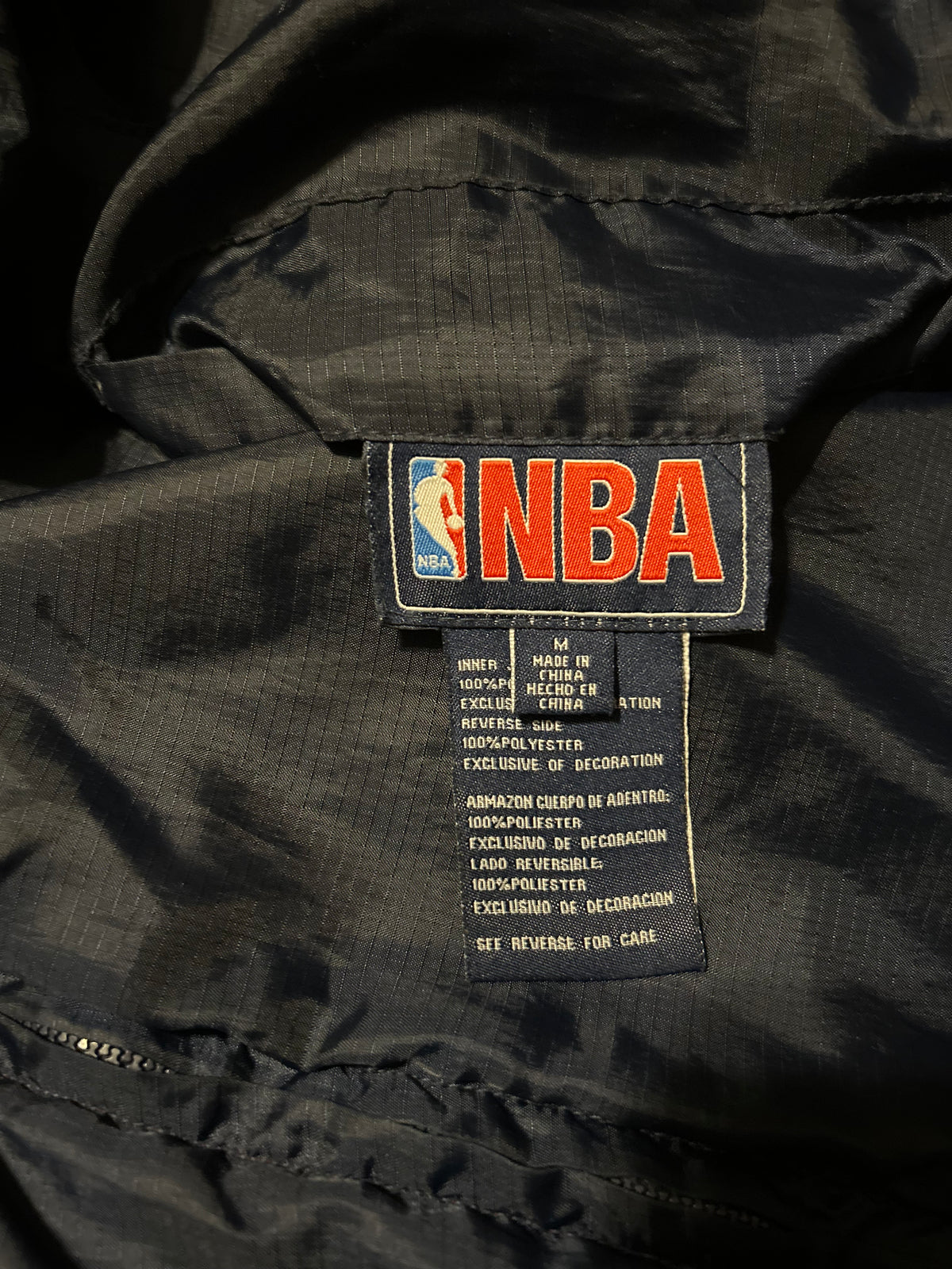 Cleveland Cavaliers Jacket Size Medium Reversible Fleece Windbreaker NBA Wine Navy Vintage