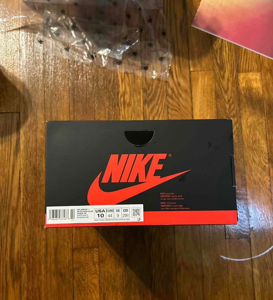 Virgil Abloh Archive x Air Jordan 1 Retro OG High Alaska Size 10 Men’s shoes