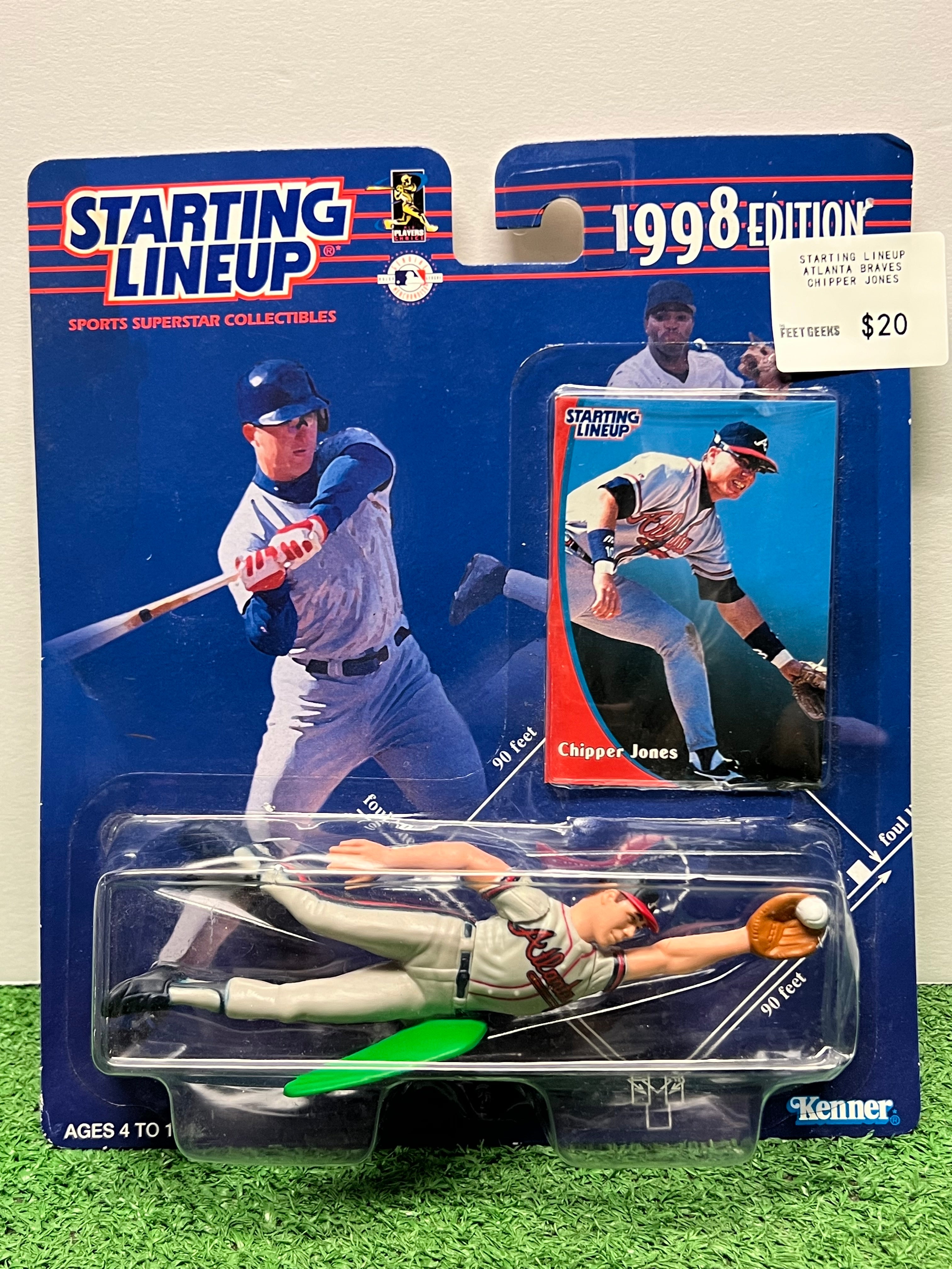 Starting Lineup Atlanta Braves Chipper Jones Figure