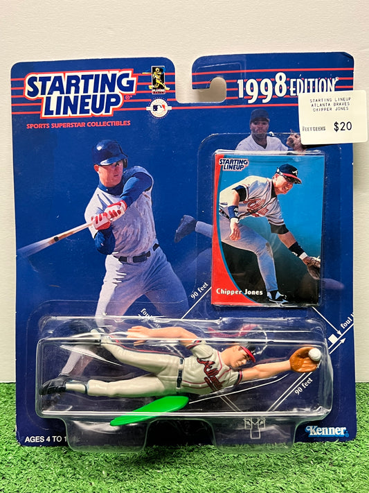 Starting Lineup Atlanta Braves Chipper Jones Figure