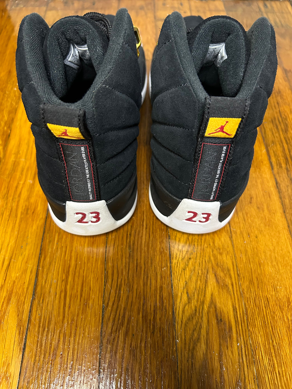 Air Jordan 12 Retro Reverse Taxi Size 9 Men Shoes Brand New