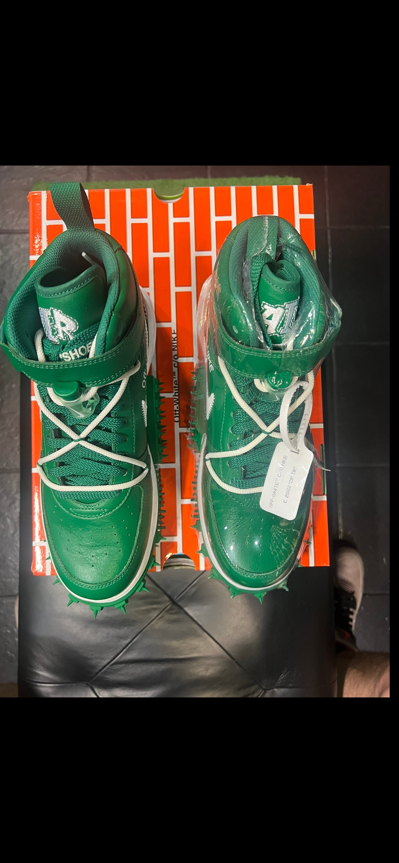 Off-White Air Force 1 High Pine Green