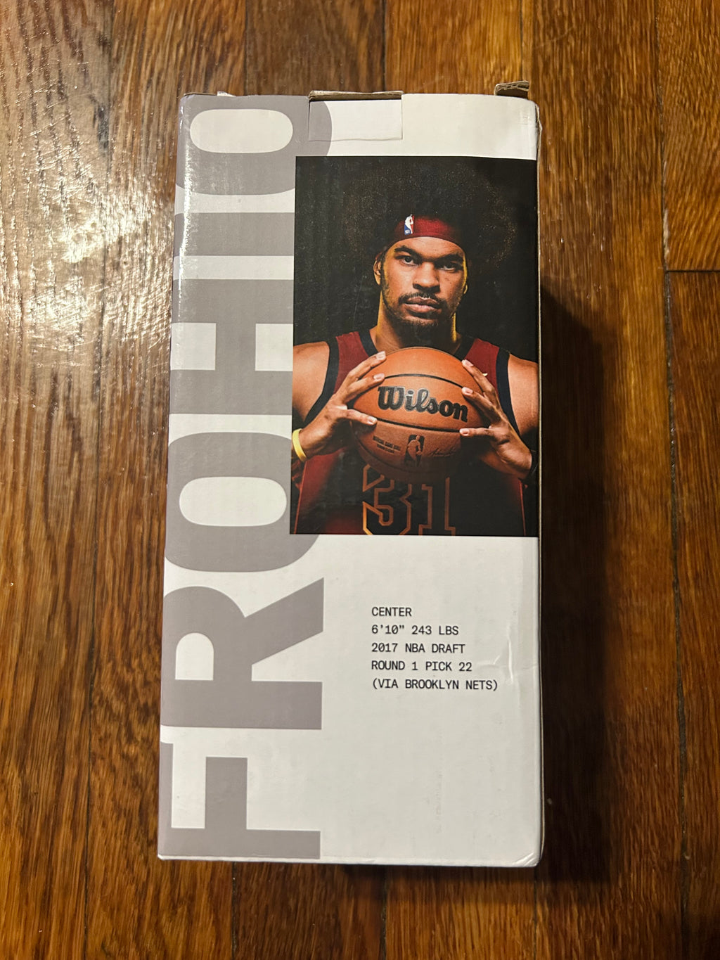 Cleveland Cavaliers Jarrett Allen 2022 Collectible Bobble Head Night White Jersey