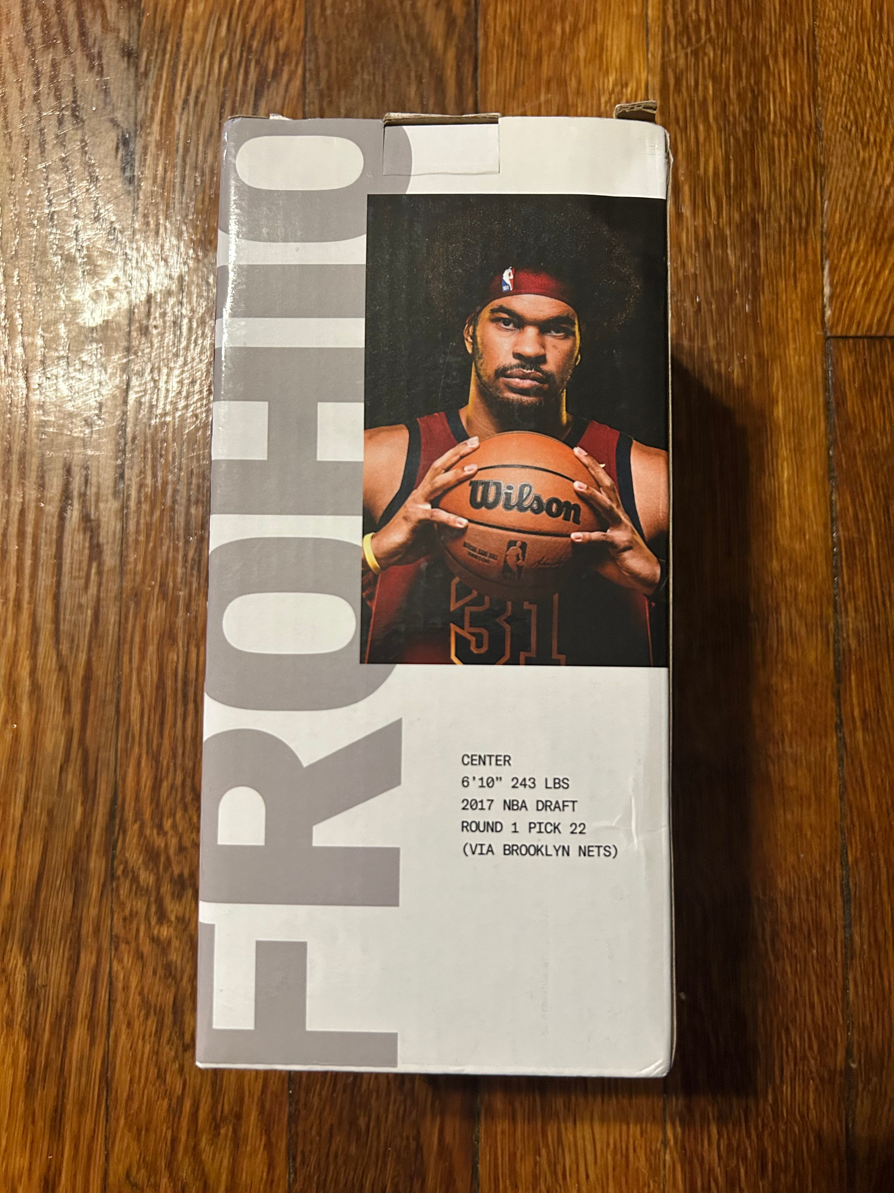 Cleveland Cavaliers Jarrett Allen 2022 Collectible Bobble Head Night White Jersey