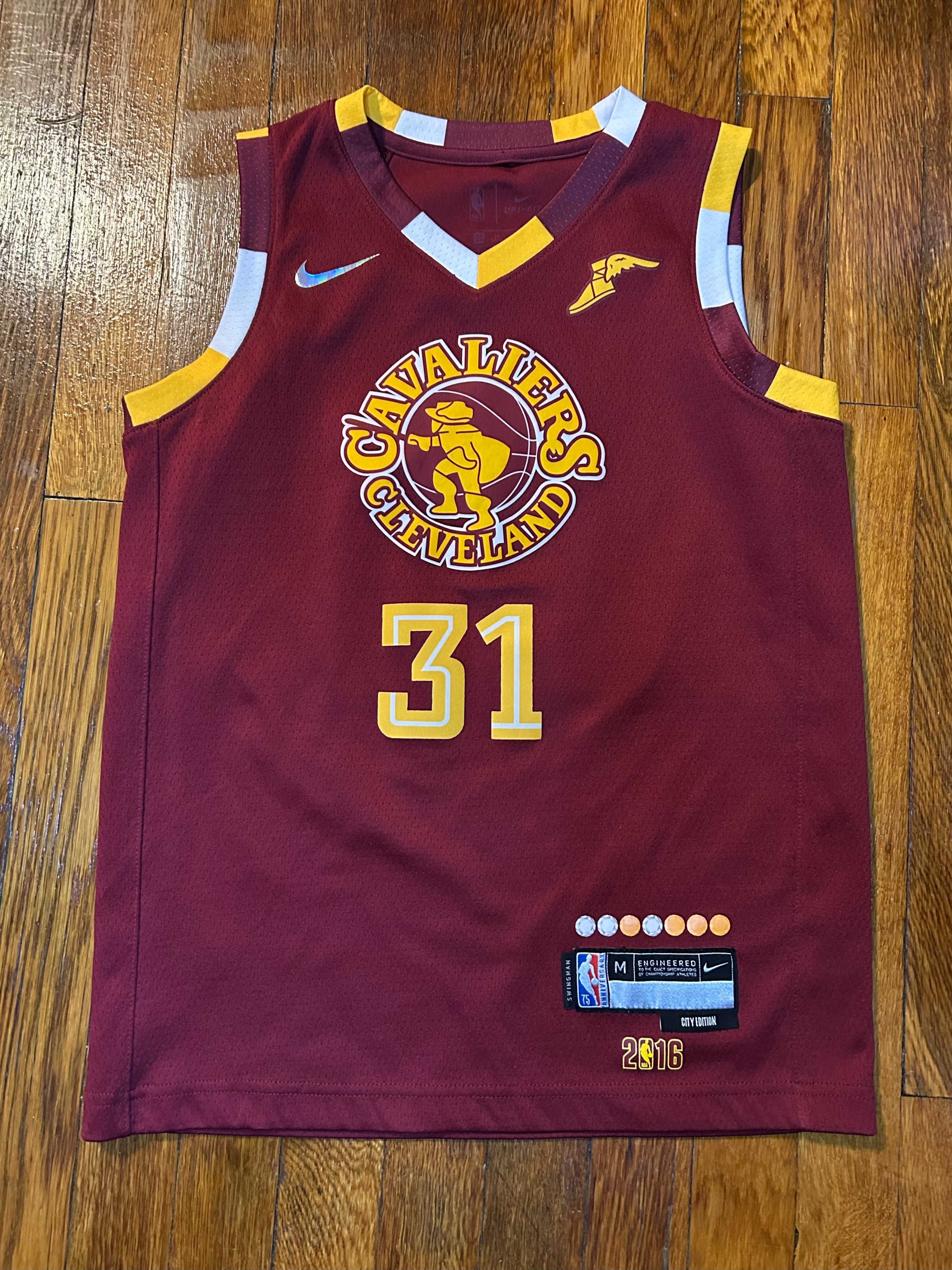 Nike Jarrett Allen Cleveland Cavaliers City Edition Swingman Jersey Youth Size Medium