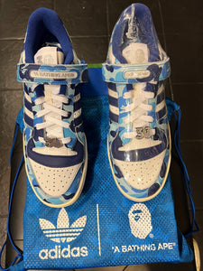 Adidas Bape Forum Blue Brand New