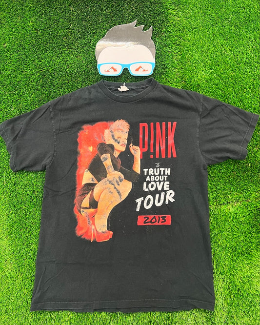 Vintage Pink Tour Tee 2013 Size Small