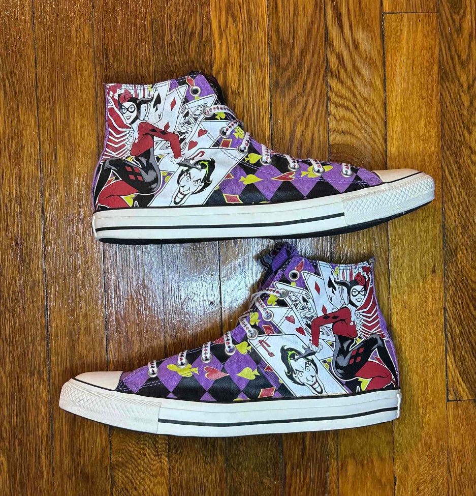 Harley Quinn Converse Chuck Taylor All Star DC Comics Size 12 Men Shoes