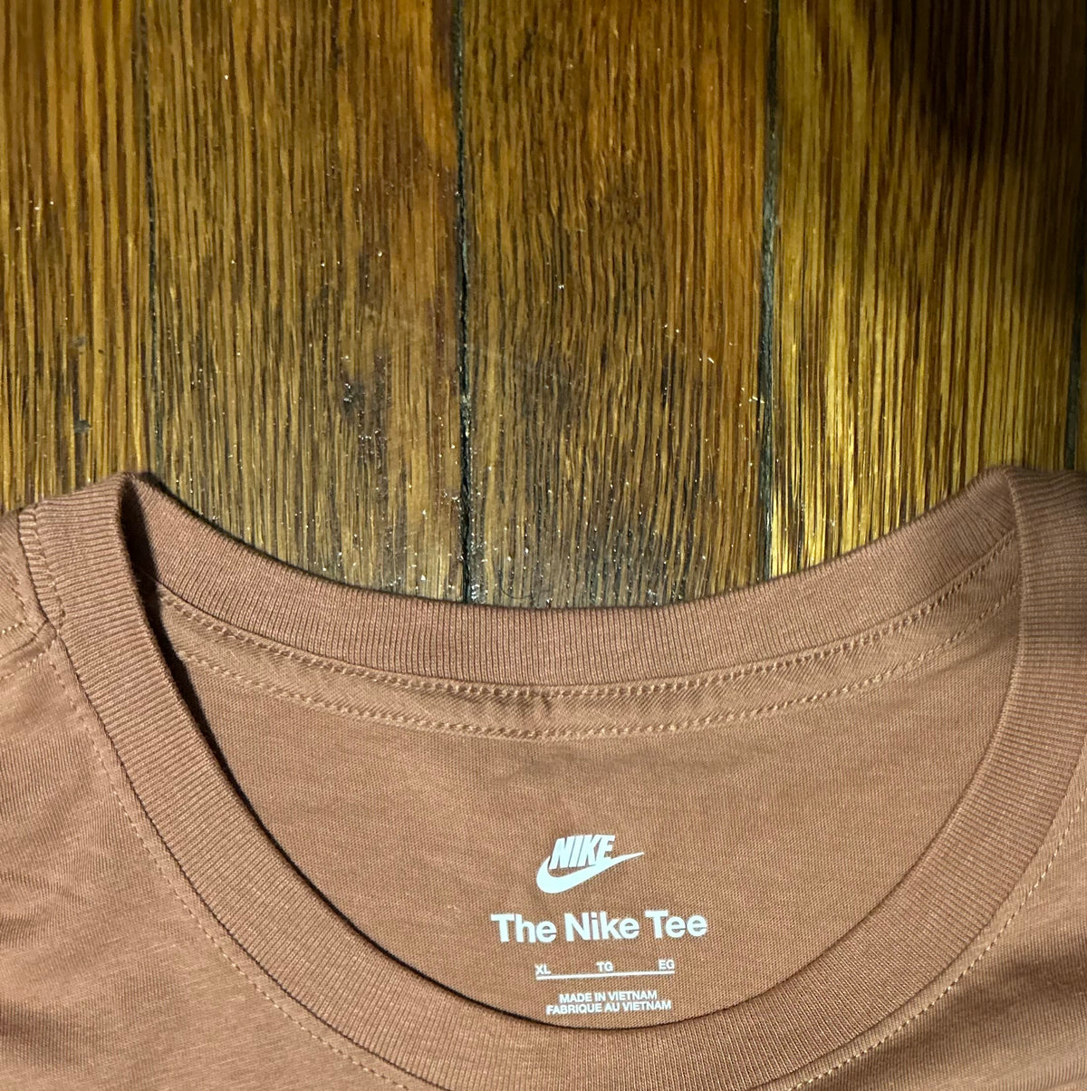 Nike Sportswear Club T-Shirt Mineral Clay White AR4997-215 Mens XL New Without Tags